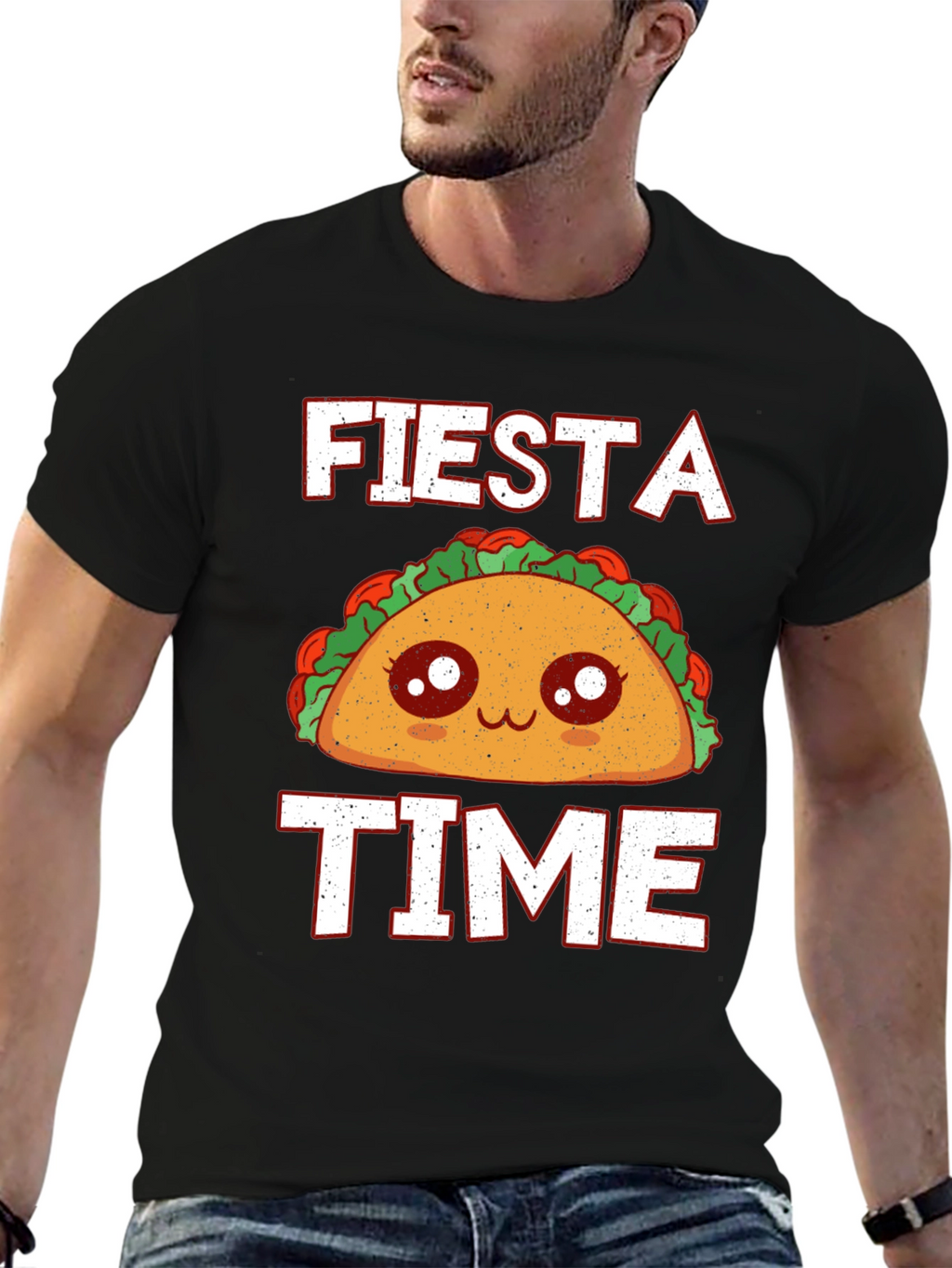Fiesta Time Taco Graphic T-Shirt