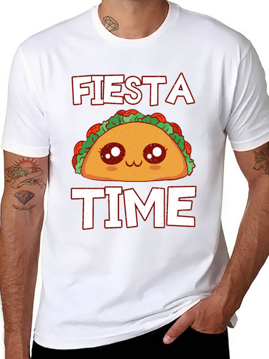 Fiesta Time Taco Graphic T-Shirt