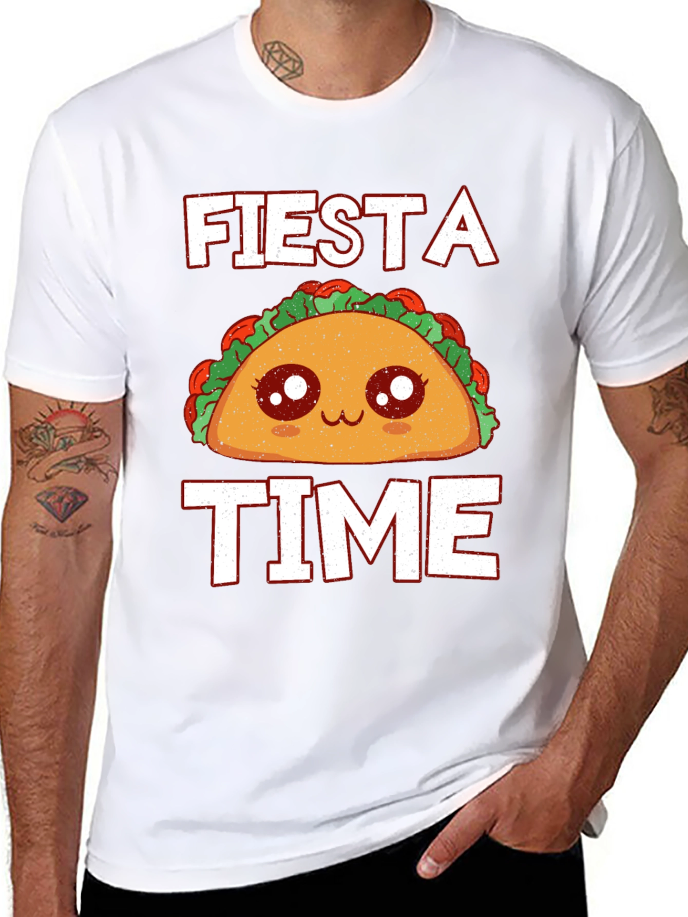 Fiesta Time Taco Graphic T-Shirt