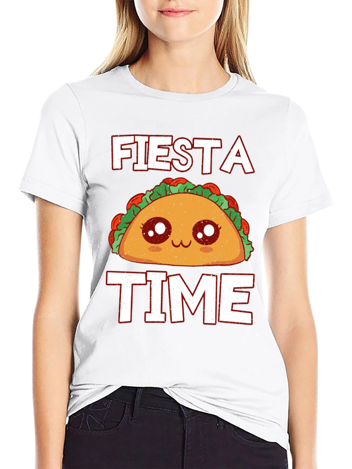 Fiesta Time Taco Graphic T-Shirt