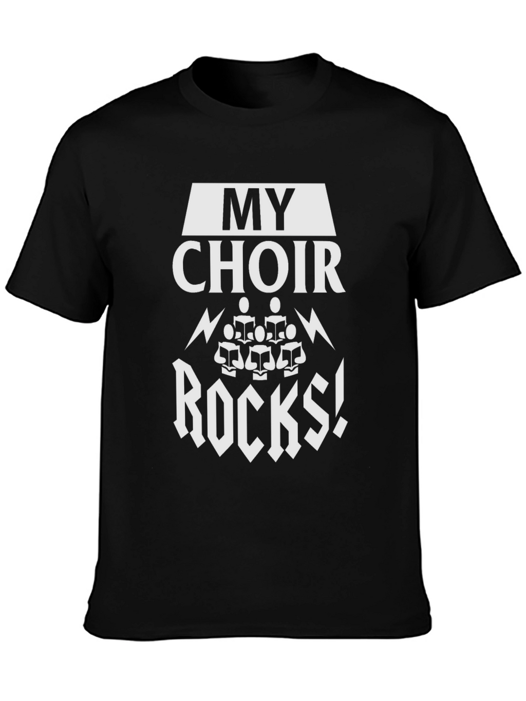 My Choir Rocks! Black Graphic Tee