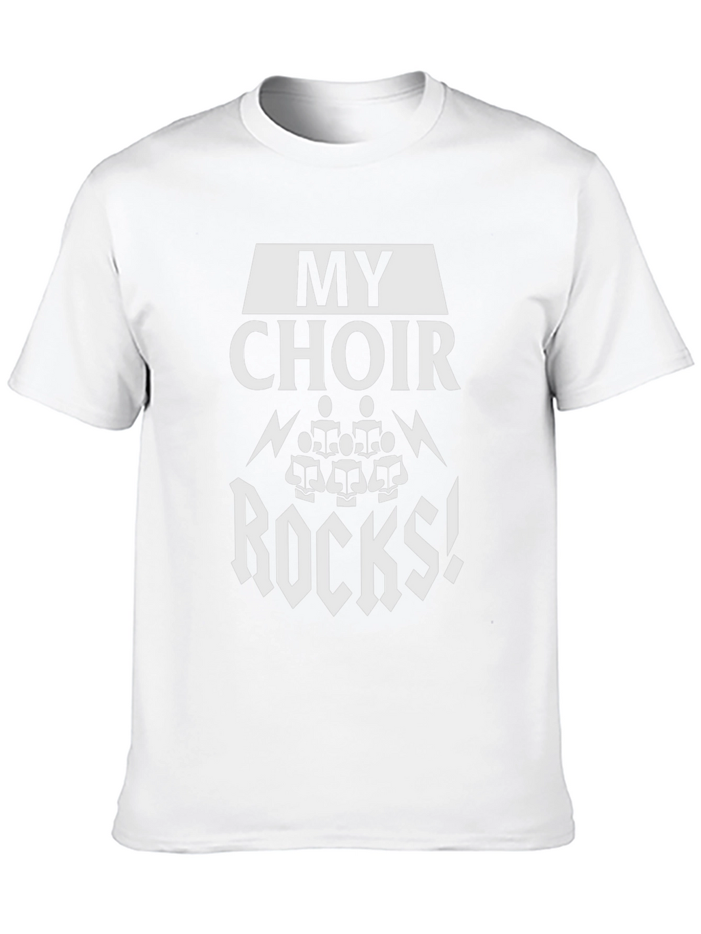 My Choir Rocks! Black Graphic Tee