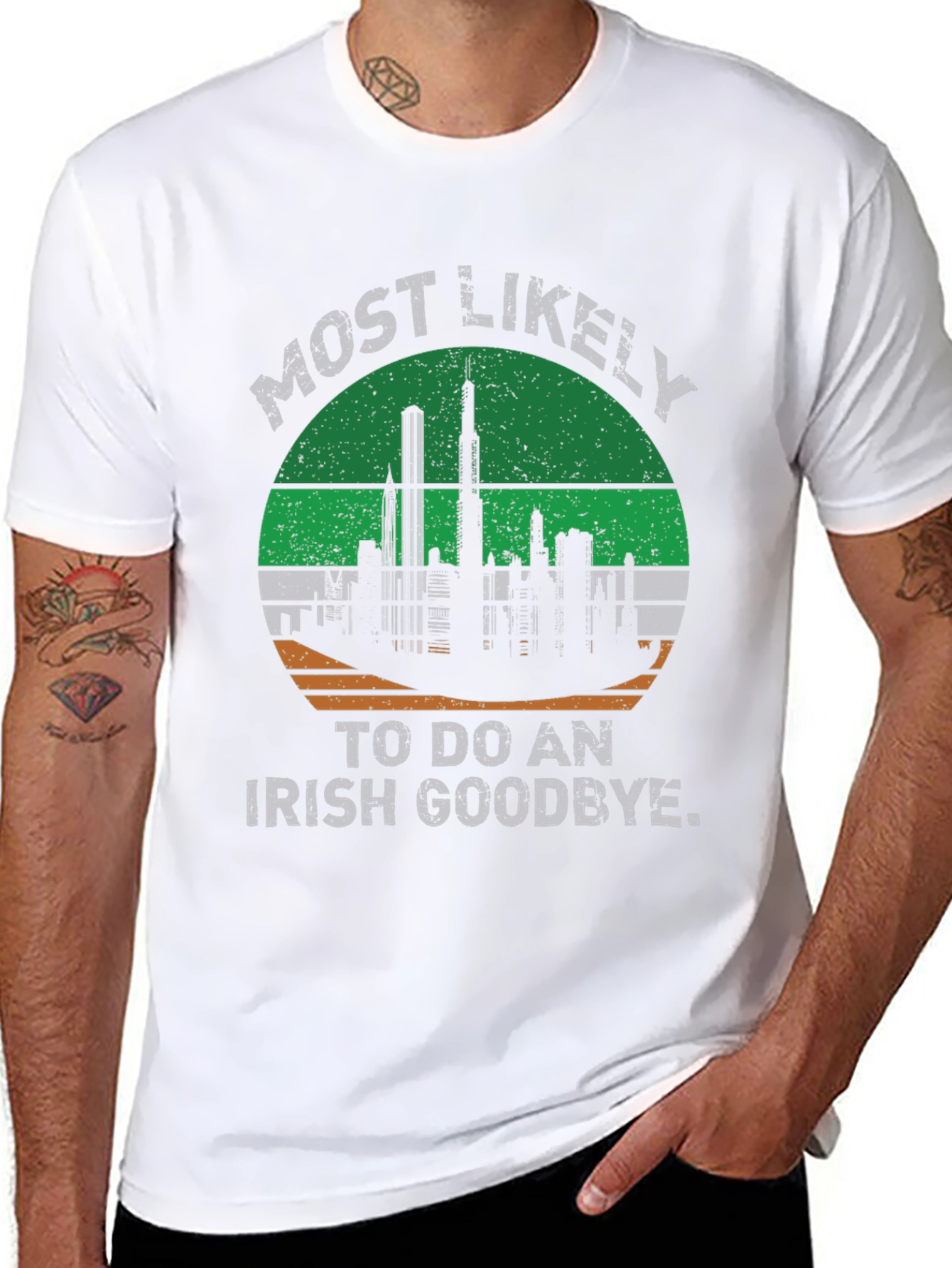 Most Likely to Do an Irish Goodbye T-Shirt