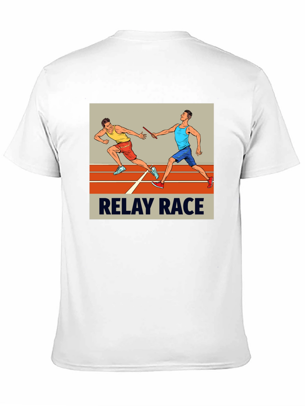 Relay Race Graphic Tee - Black