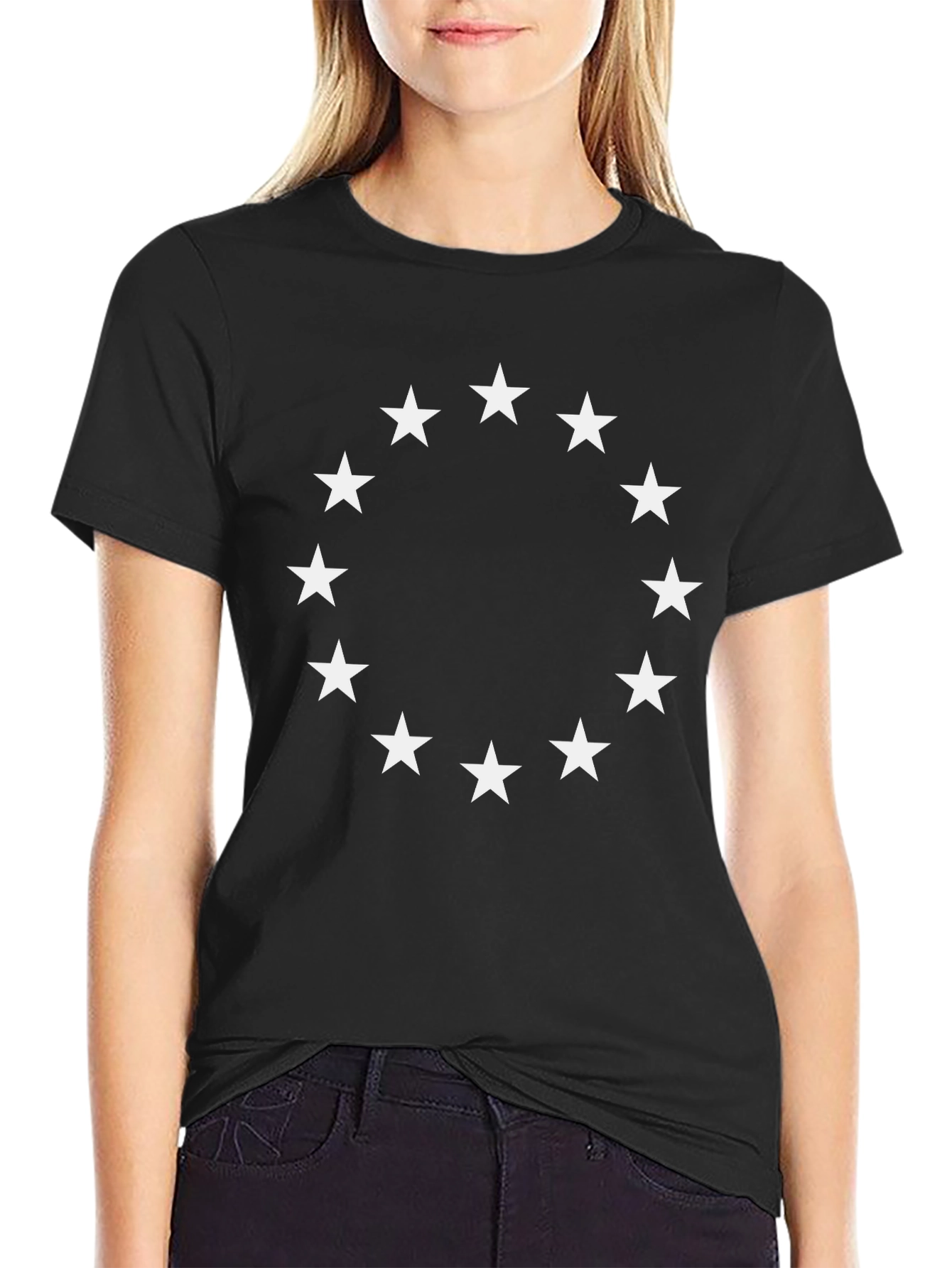 Circle of Stars Graphic T-Shirt