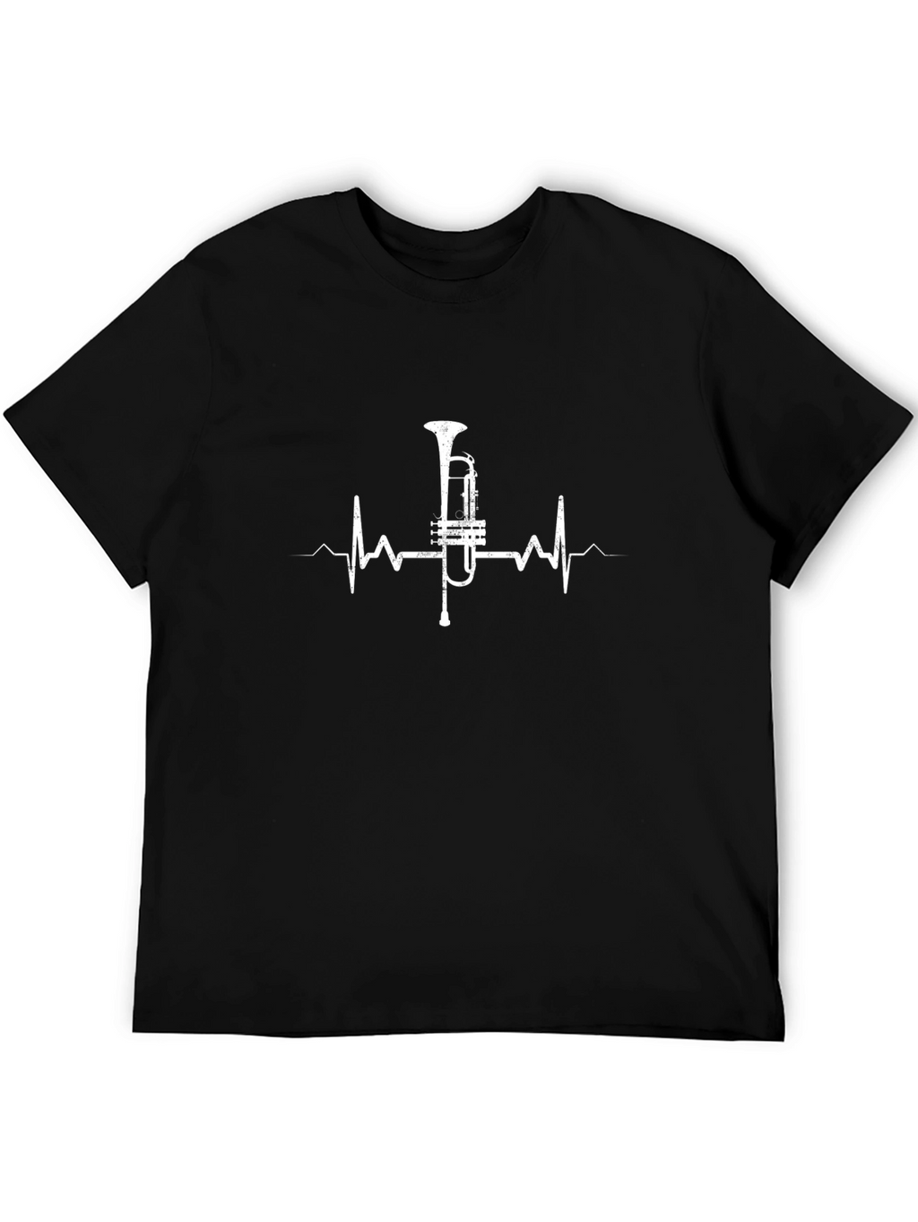 Trumpet Heartbeat T-Shirt - Musician Gift