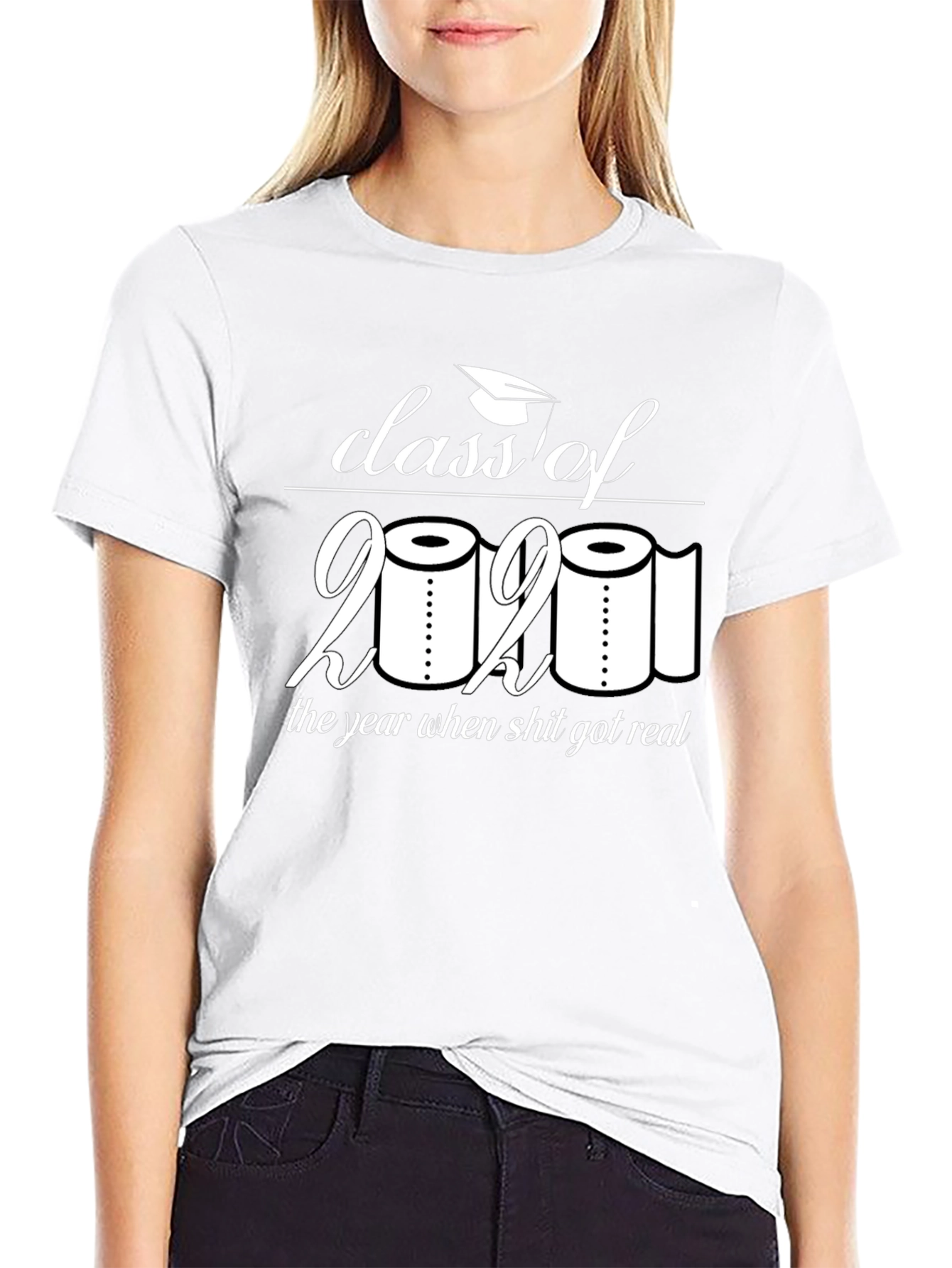 Class of 2021 Toilet Paper Humor T-Shirt