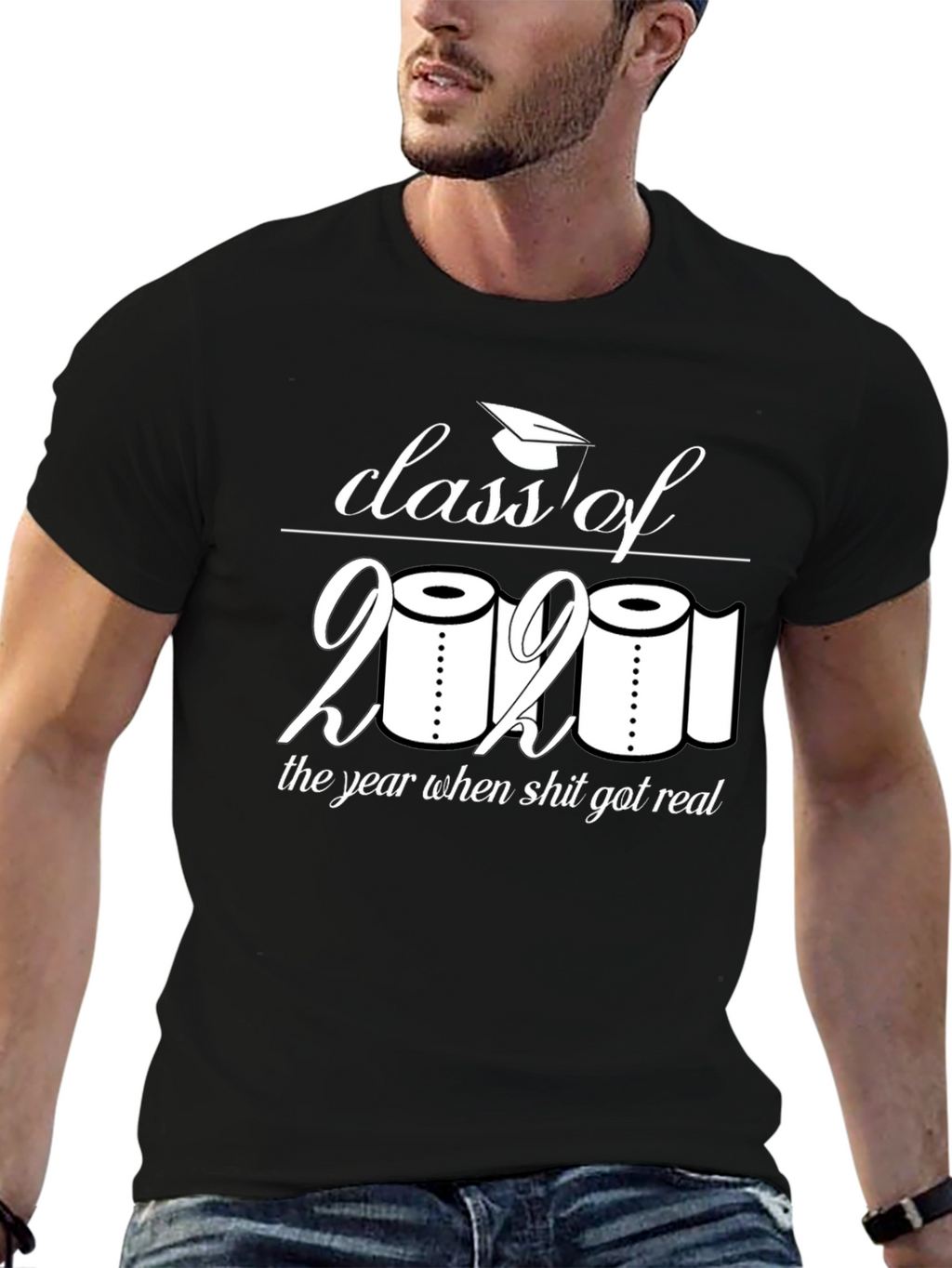Class of 2021 Toilet Paper Humor T-Shirt