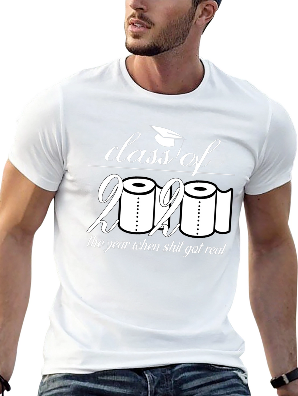 Class of 2021 Toilet Paper Humor T-Shirt