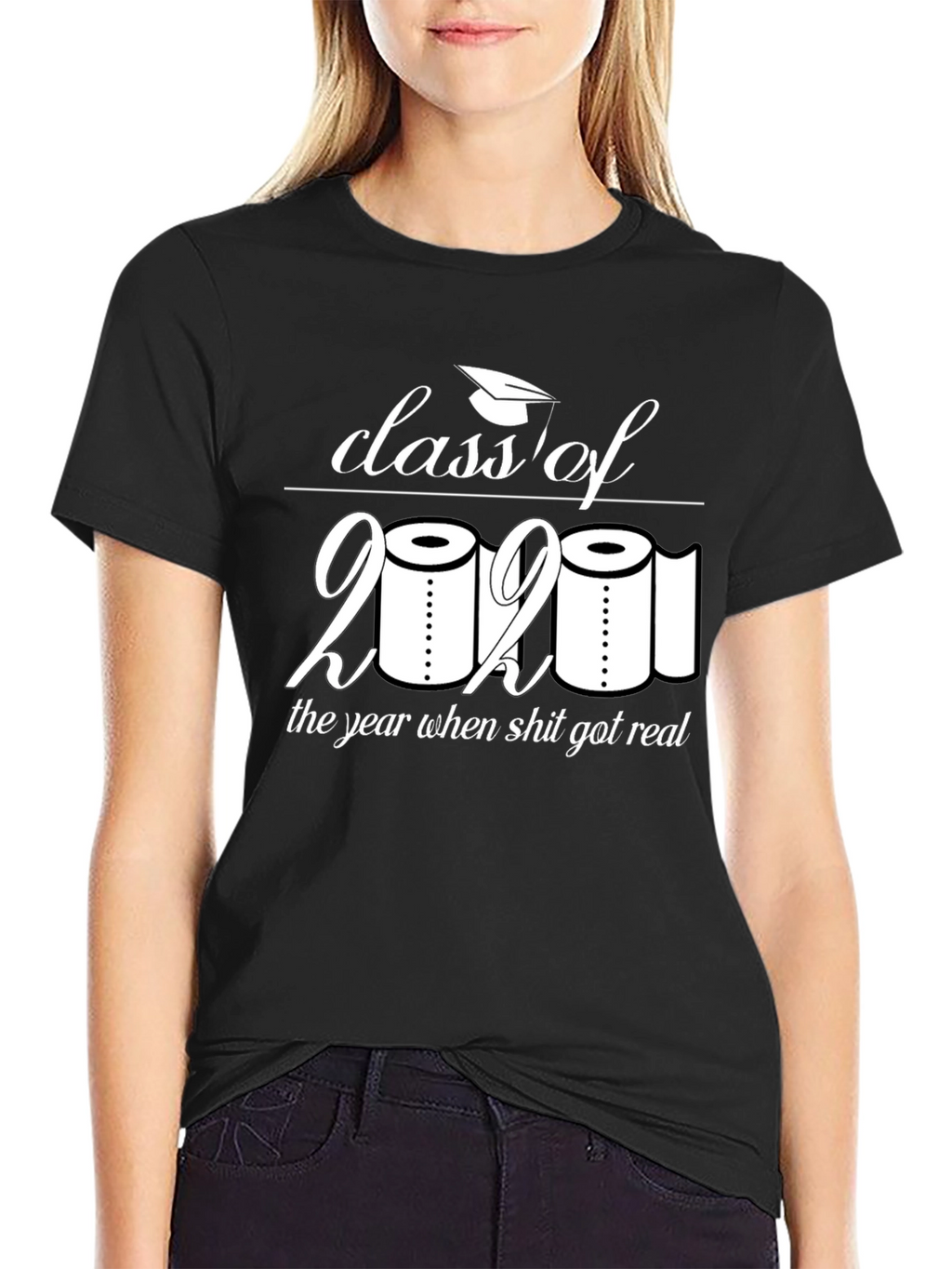 Class of 2021 Toilet Paper Humor T-Shirt