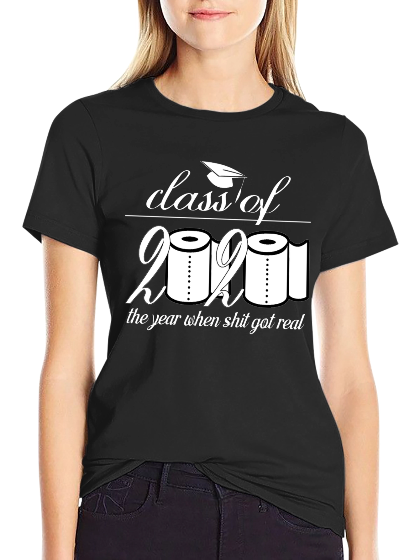 Class of 2021 Toilet Paper Humor T-Shirt