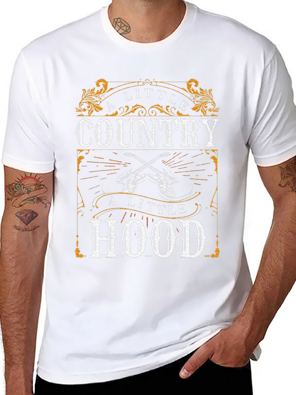 A Little Country A Little Hood Graphic T-Shirt