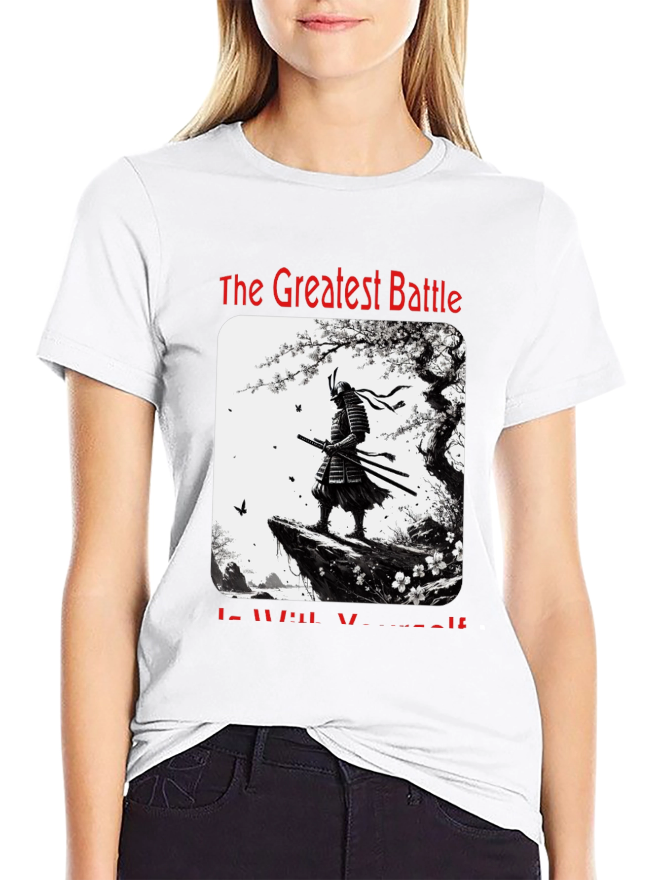 The Greatest Battle Samurai Graphic T-Shirt