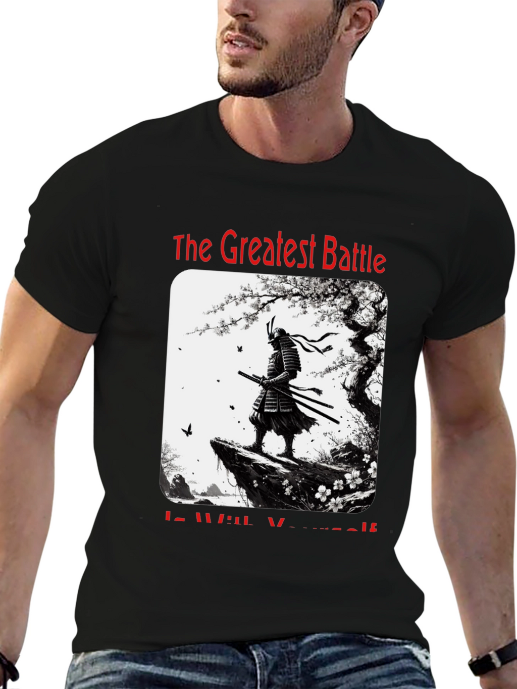 The Greatest Battle Samurai Graphic T-Shirt