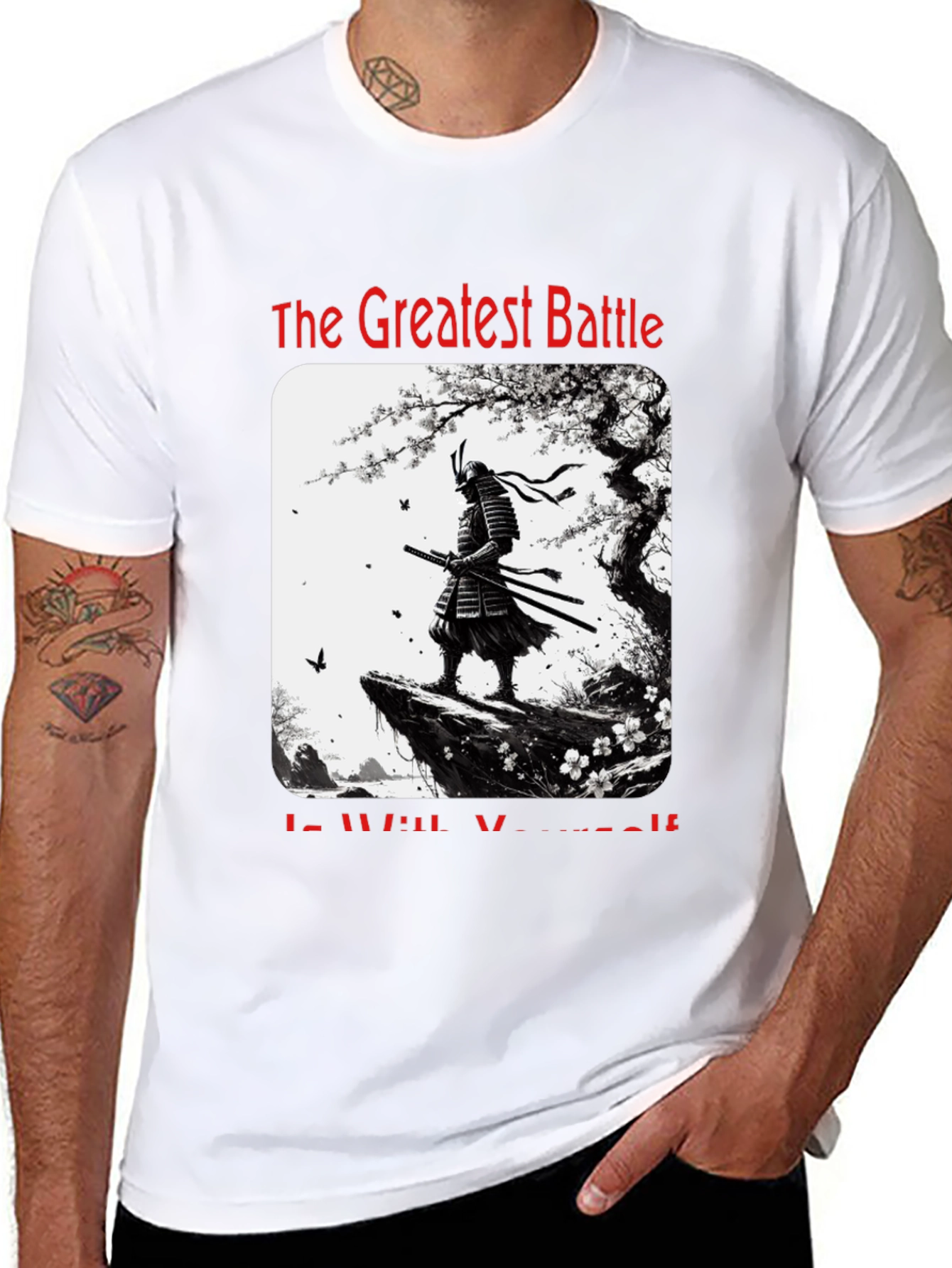 The Greatest Battle Samurai Graphic T-Shirt