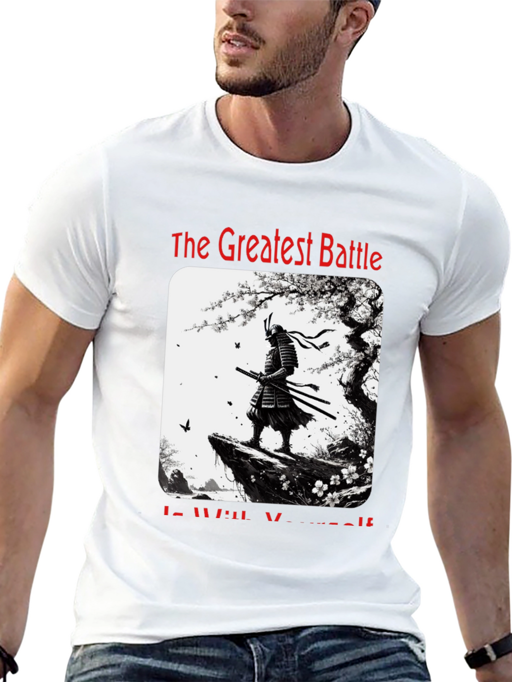 The Greatest Battle Samurai Graphic T-Shirt