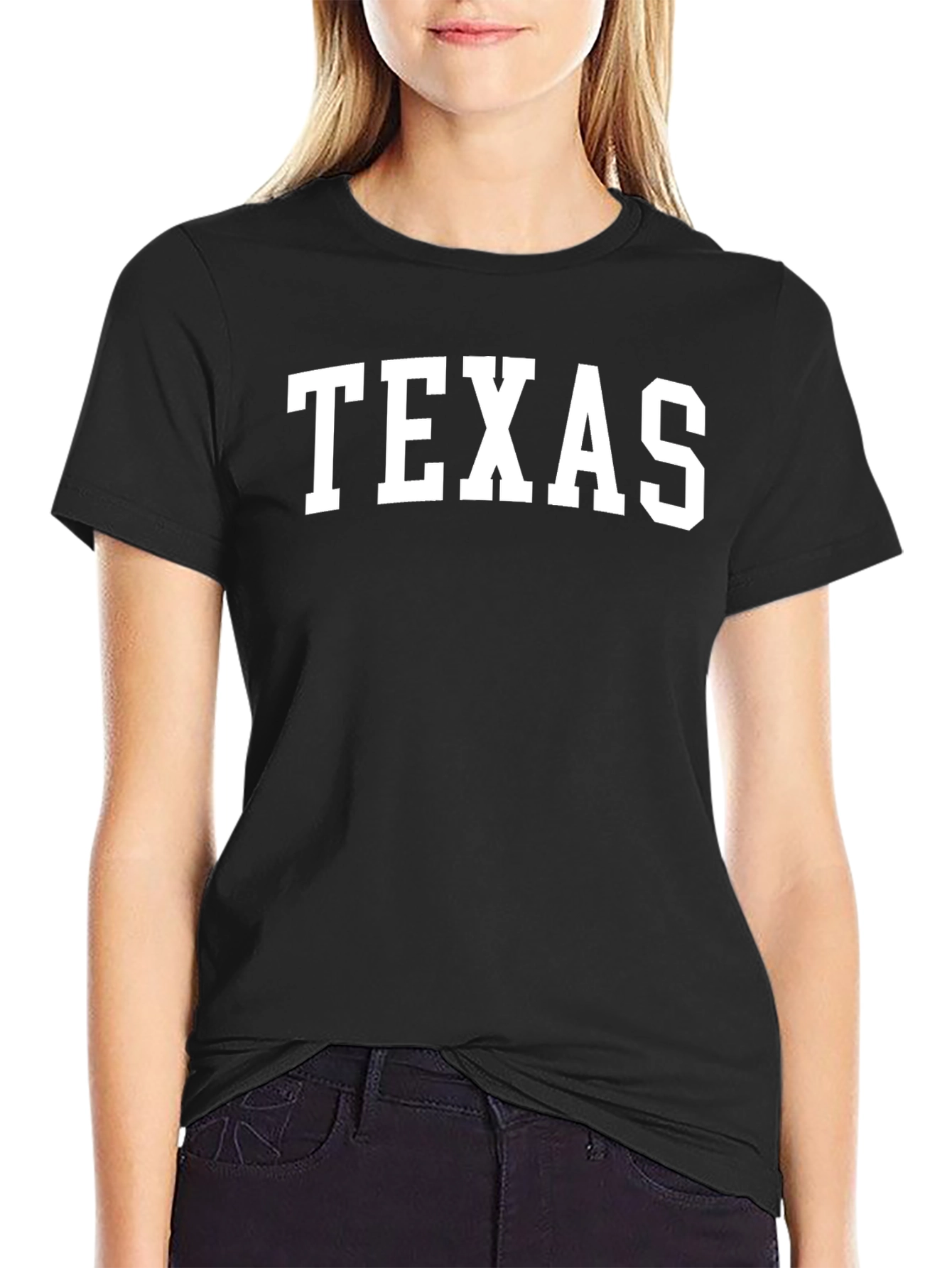 Texas Graphic Print Crew Neck T-Shirt