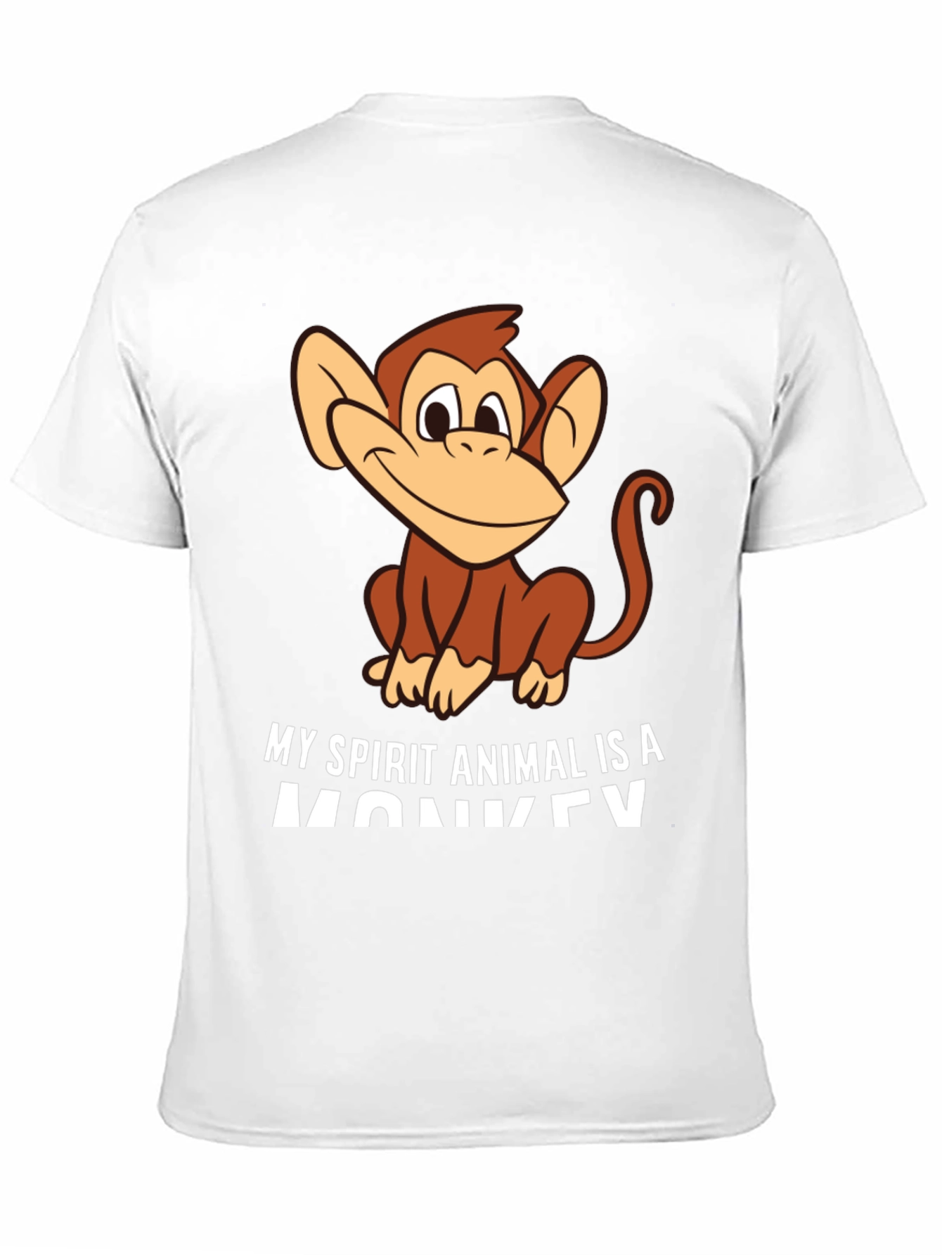 My Spirit Animal Monkey T-Shirt - Black