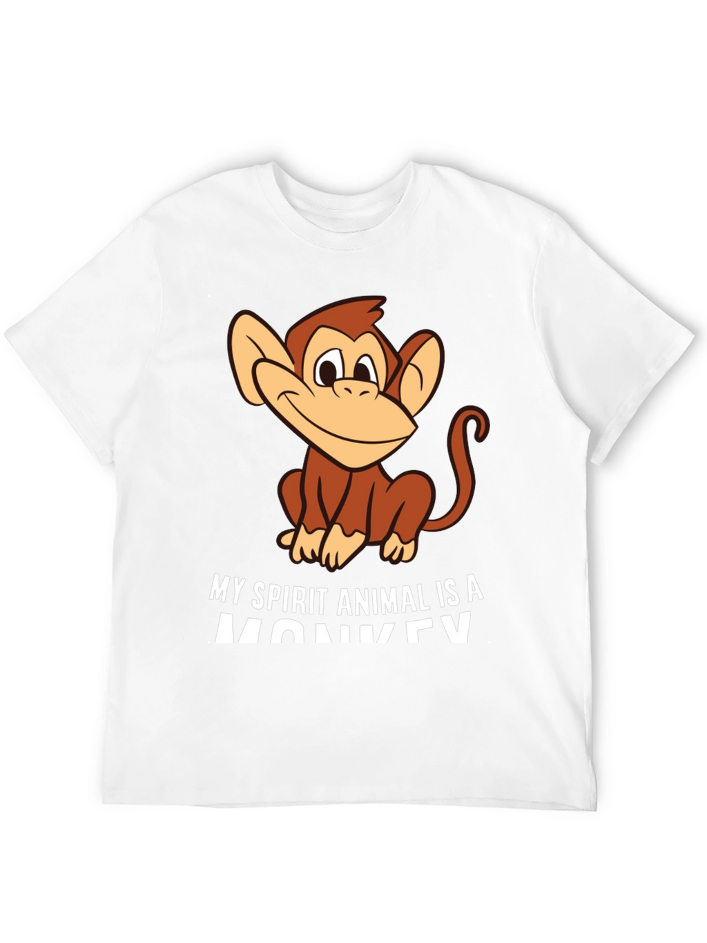 My Spirit Animal Monkey T-Shirt - Black