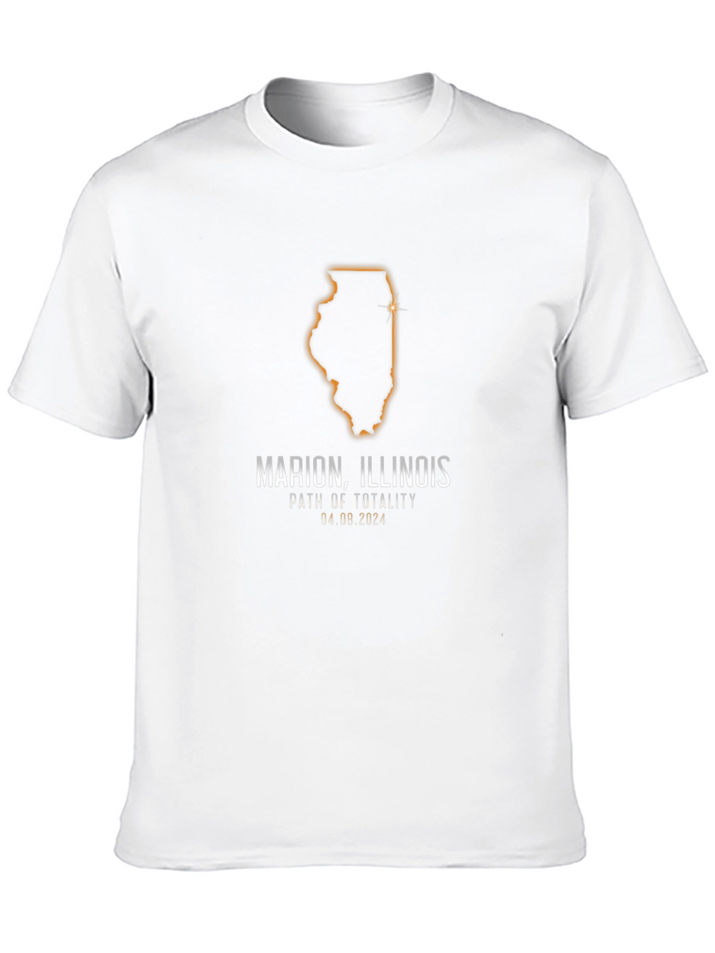 Marion Illinois Eclipse 2024 Souvenir T-Shirt