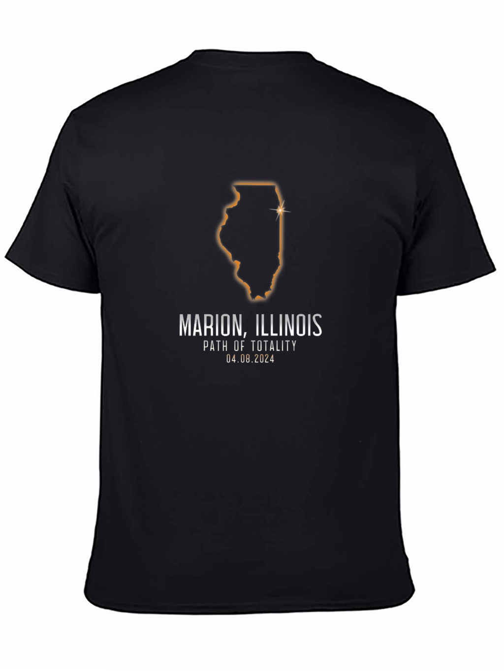 Marion Illinois Eclipse 2024 Souvenir T-Shirt