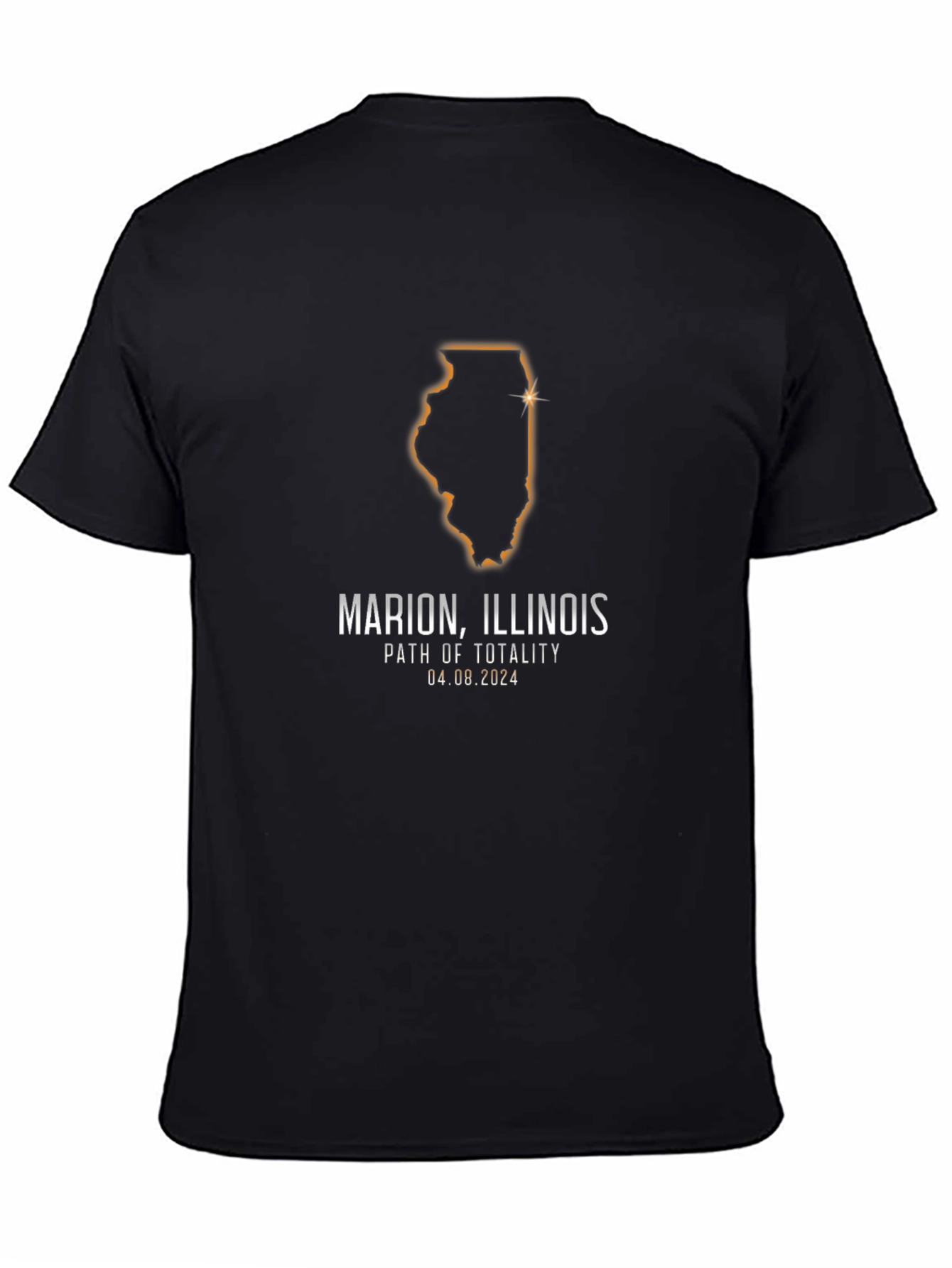 Marion Illinois Eclipse 2024 Souvenir T-Shirt