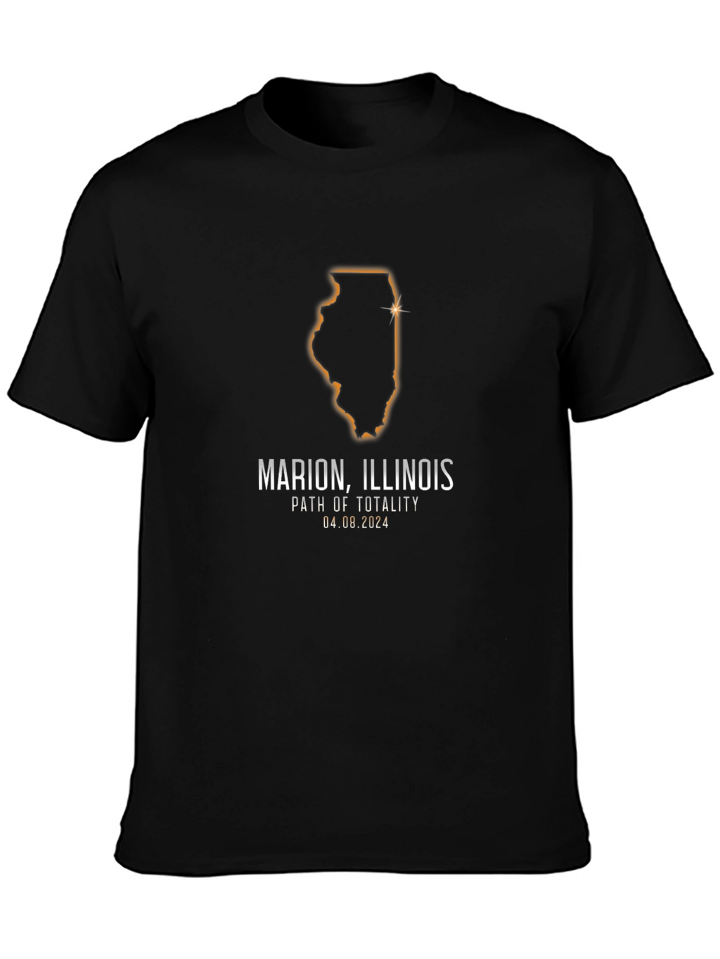 Marion Illinois Eclipse 2024 Souvenir T-Shirt