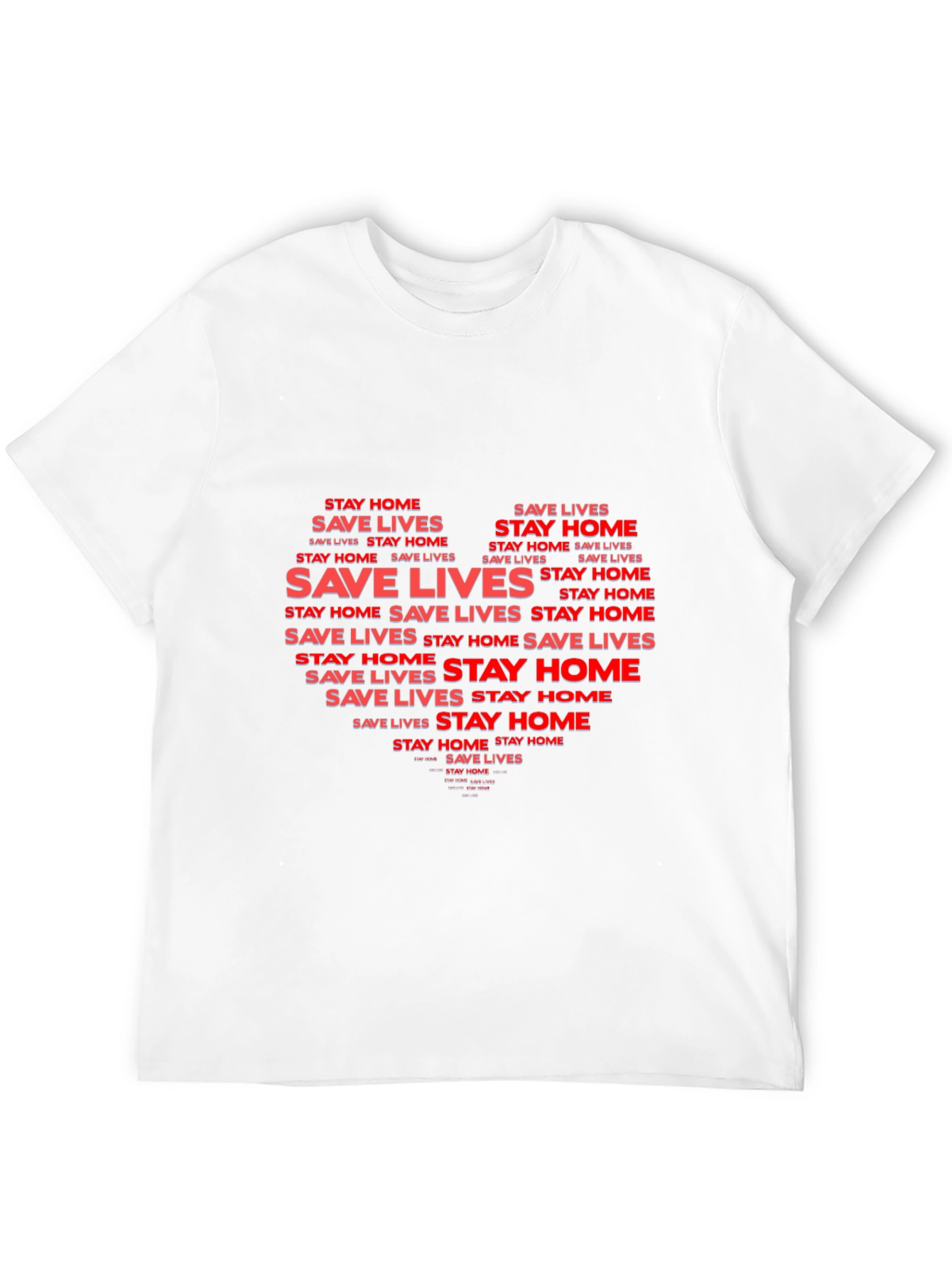 Stay Home Save Lives Graphic Tee