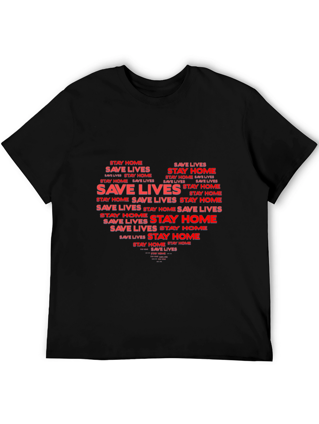 Stay Home Save Lives Graphic Tee