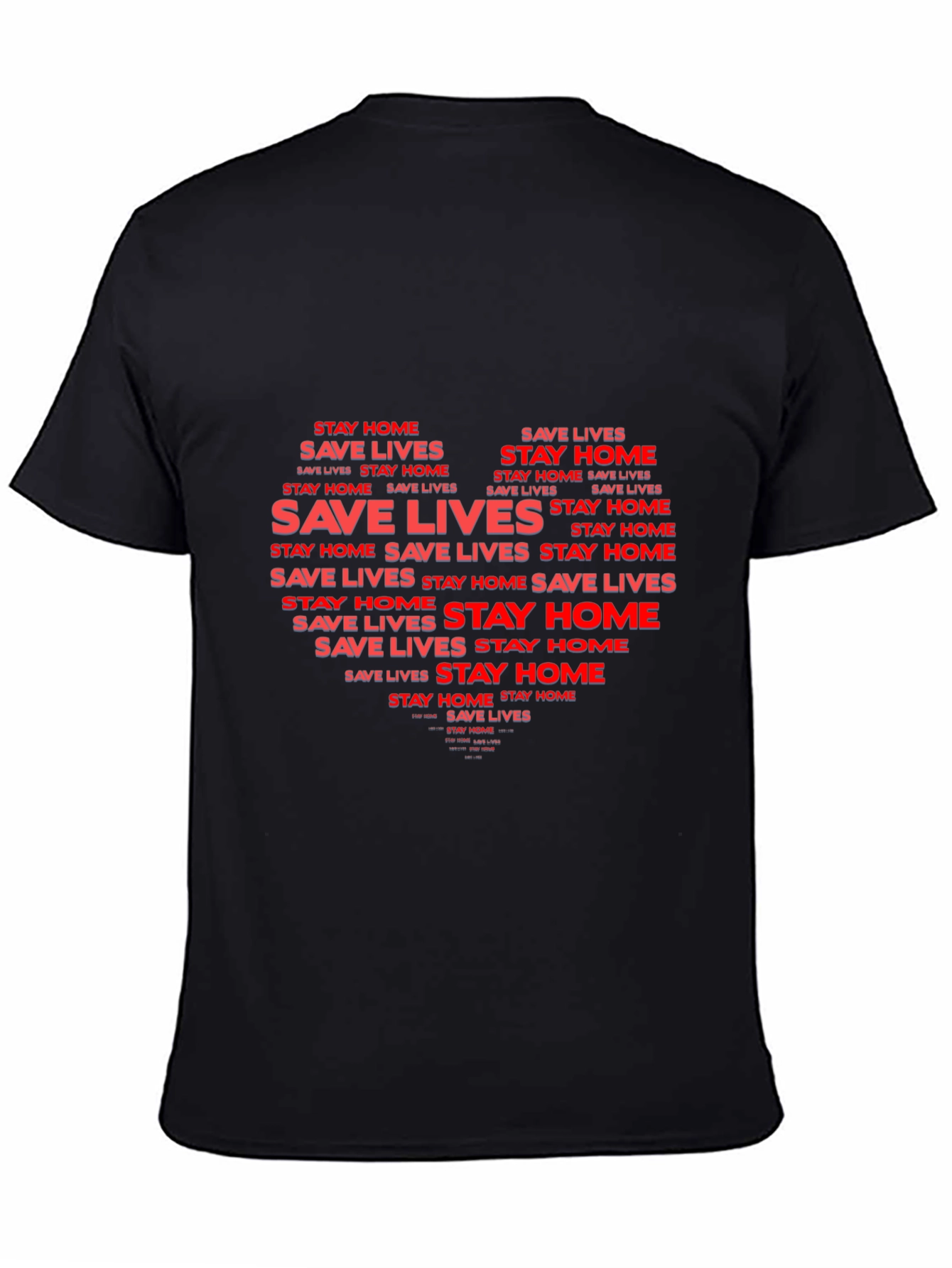 Stay Home Save Lives Graphic Tee