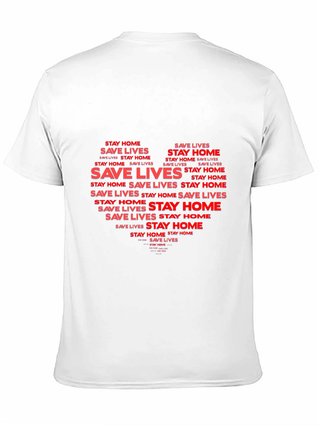 Stay Home Save Lives Graphic Tee