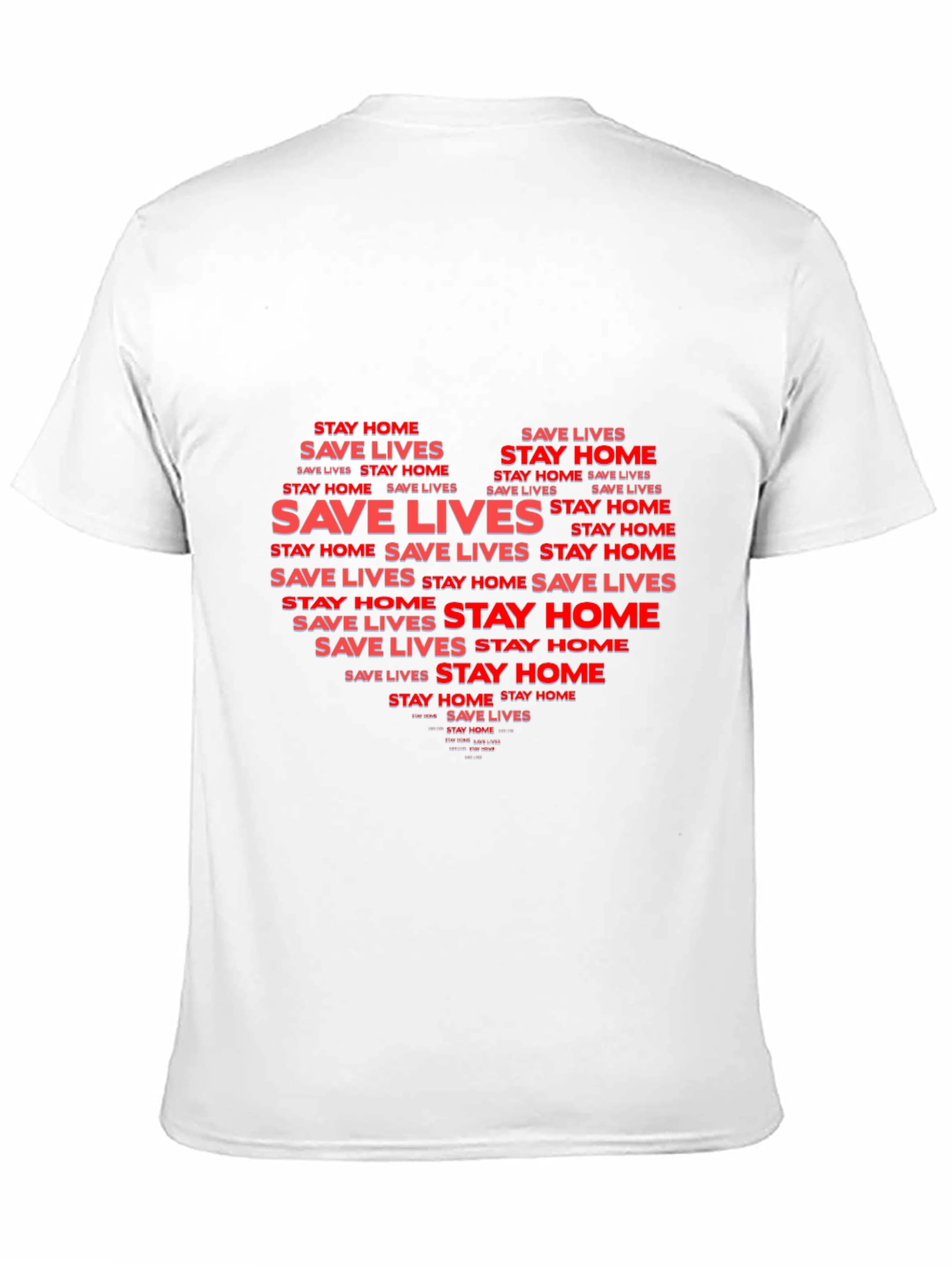 Stay Home Save Lives Graphic Tee