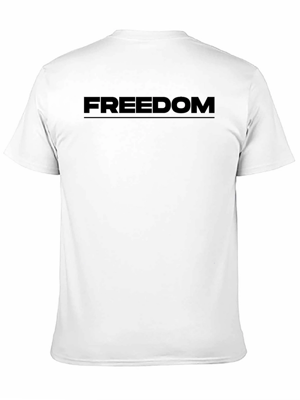 Freedom Graphic Black T-Shirt - Menswear