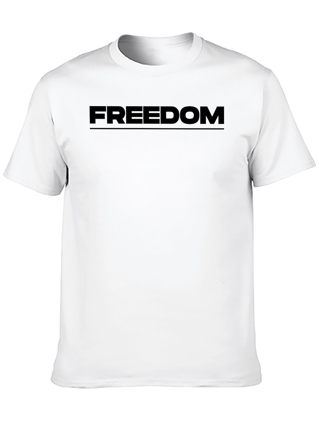 Freedom Graphic Black T-Shirt - Menswear
