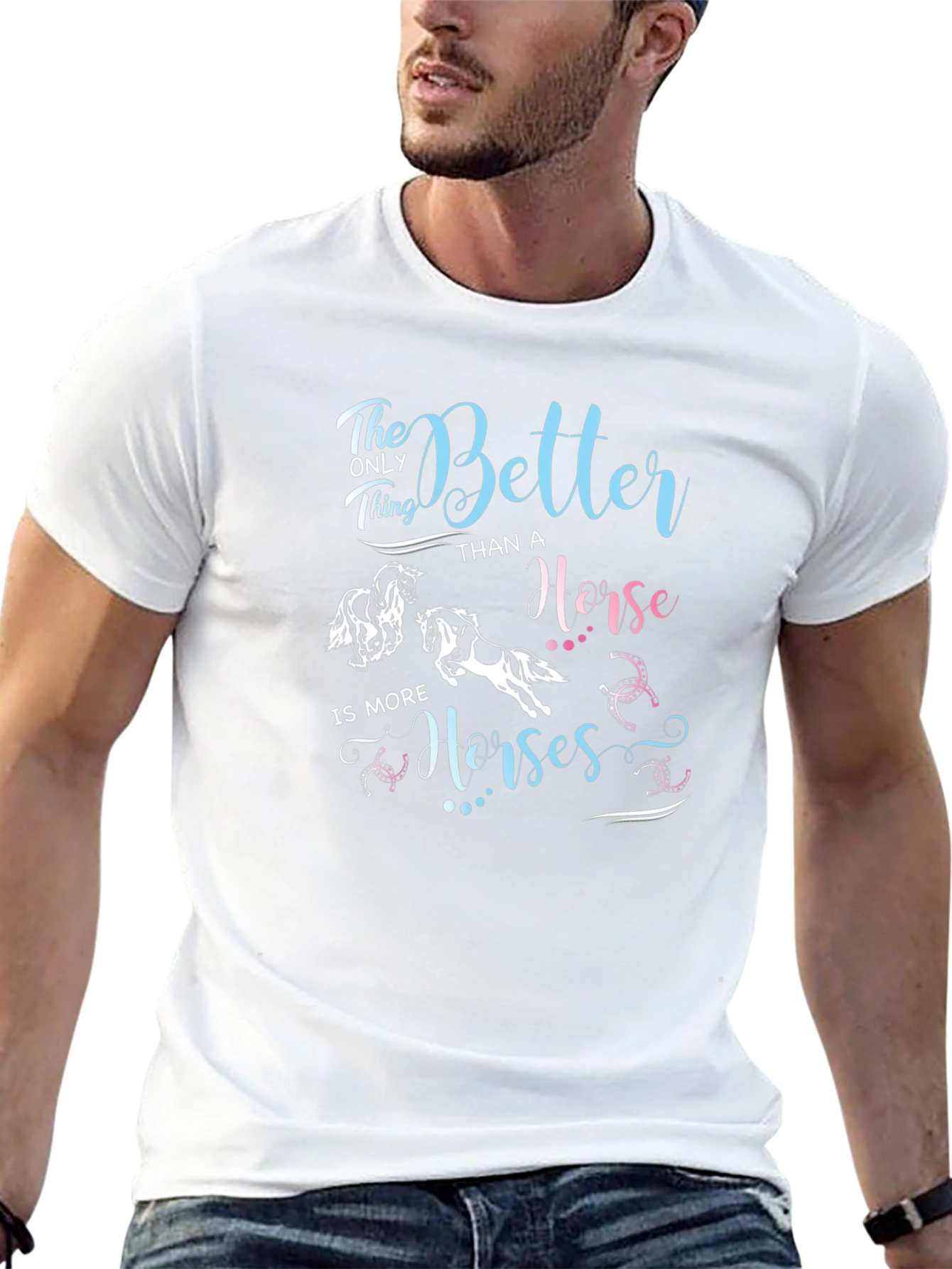 Better Than A Horse Black T-Shirt