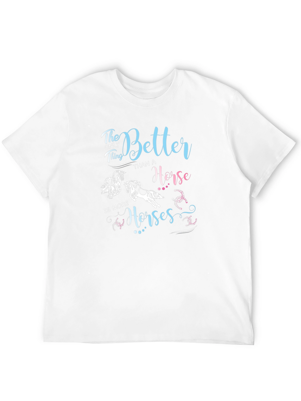 Better Than A Horse Black T-Shirt