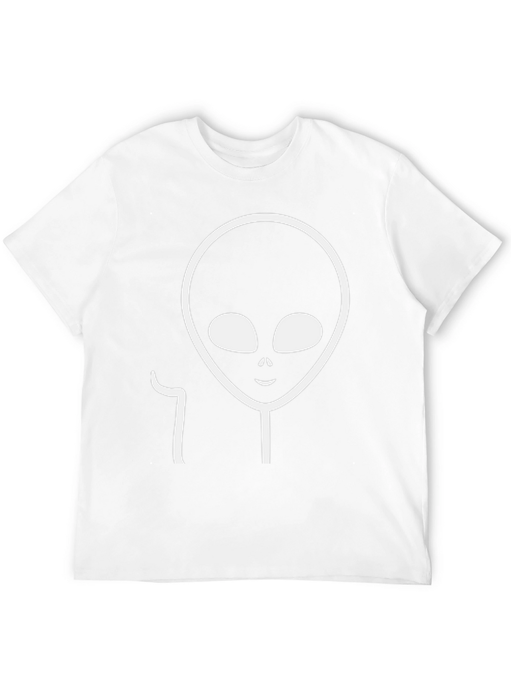 Alien Head Graphic Black T-Shirt