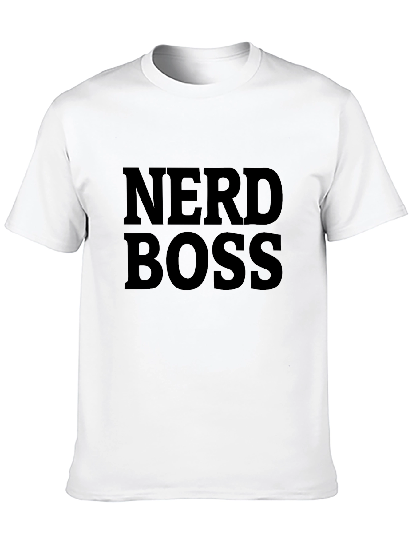 Nerd Boss Black Graphic T-Shirt