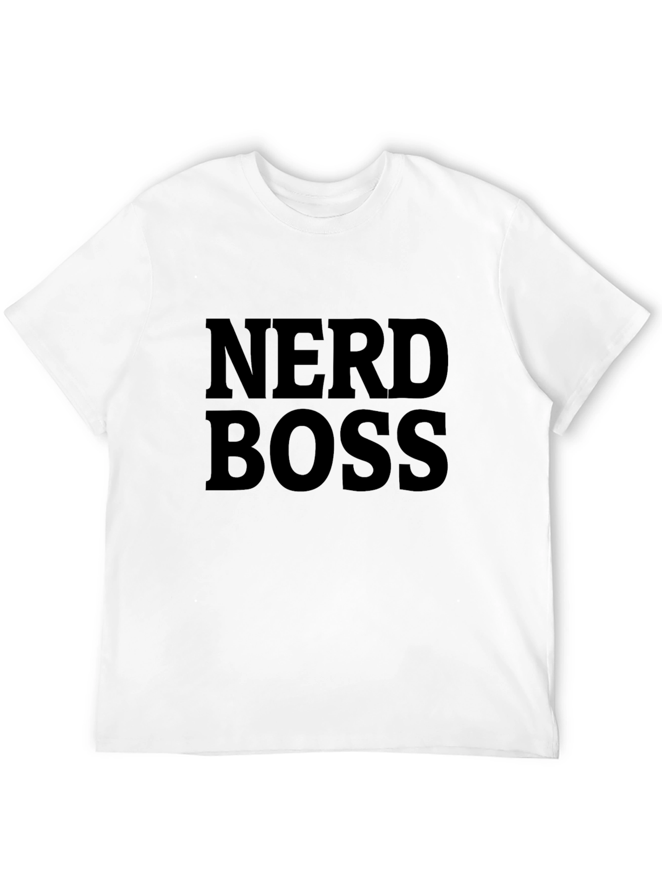 Nerd Boss Black Graphic T-Shirt