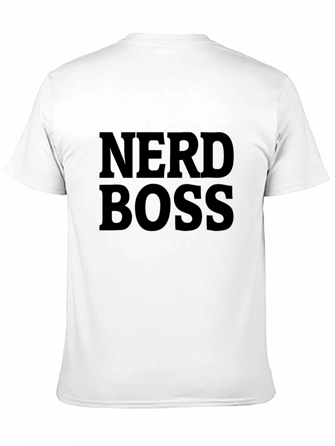 Nerd Boss Black Graphic T-Shirt
