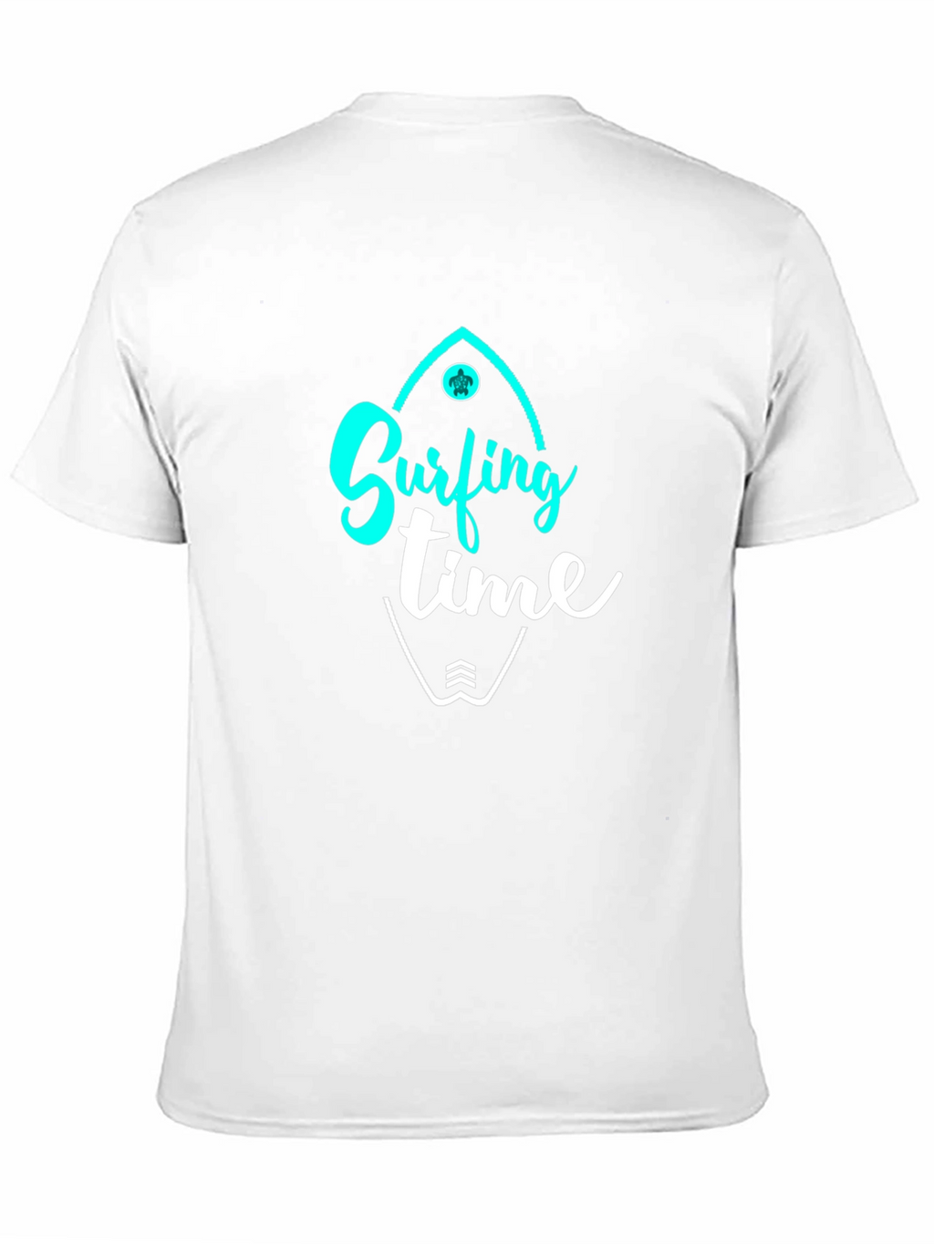 Surfing Time Black Graphic Tee