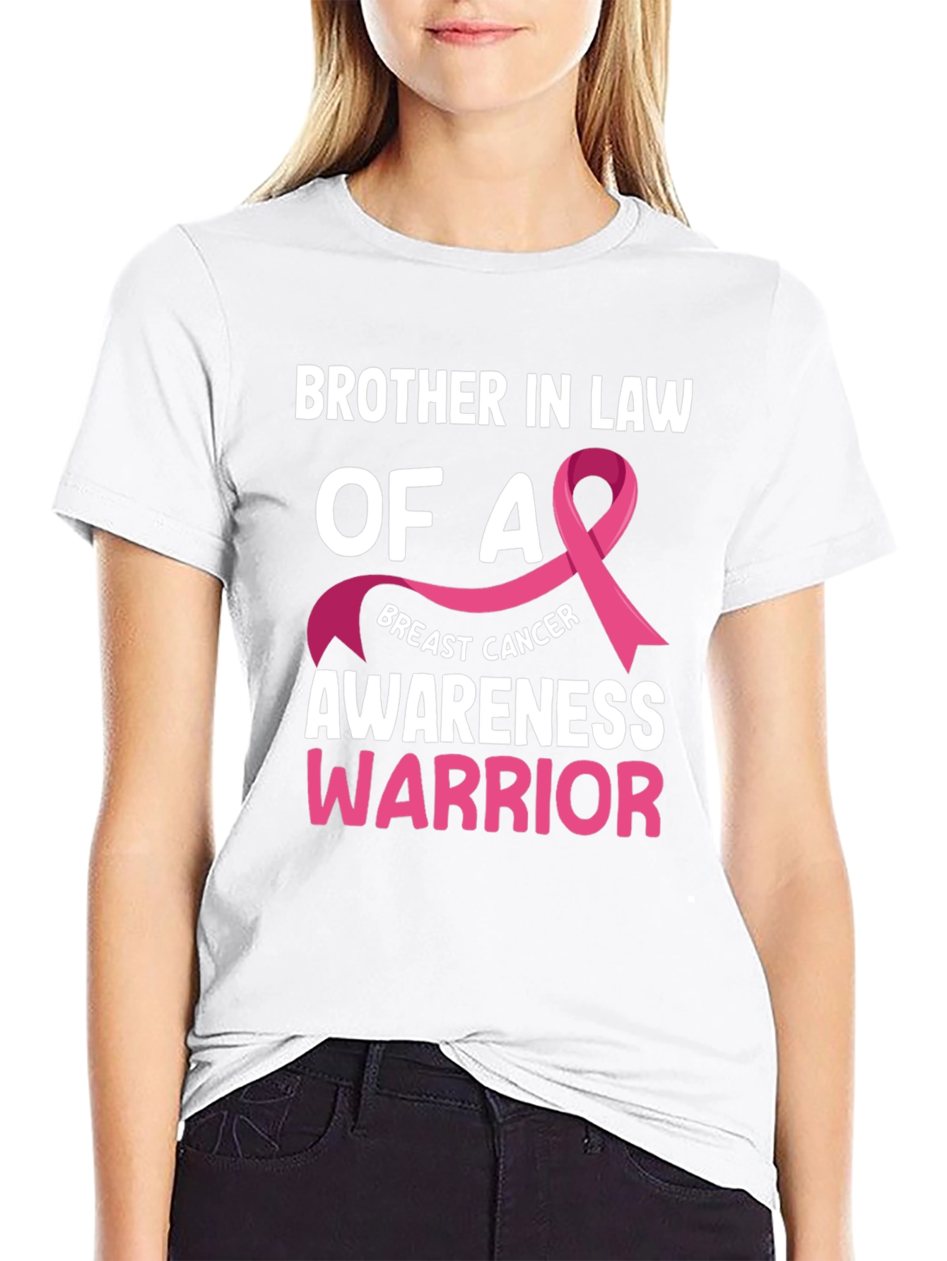 Breast Cancer Awareness Brother In Law T-Shirt