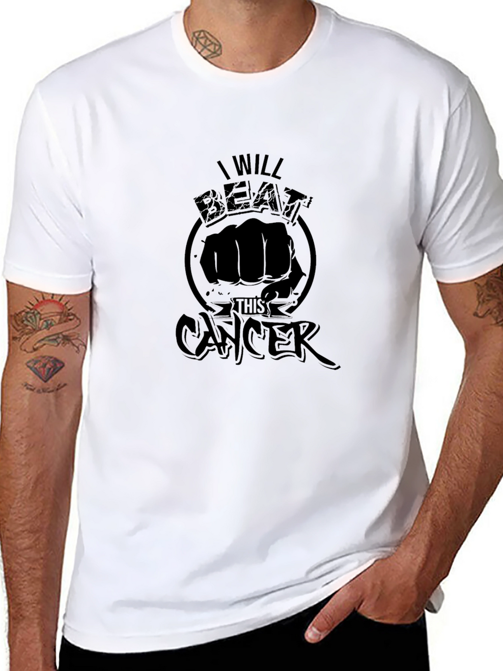 I Will Beat This Cancer Graphic T-Shirt