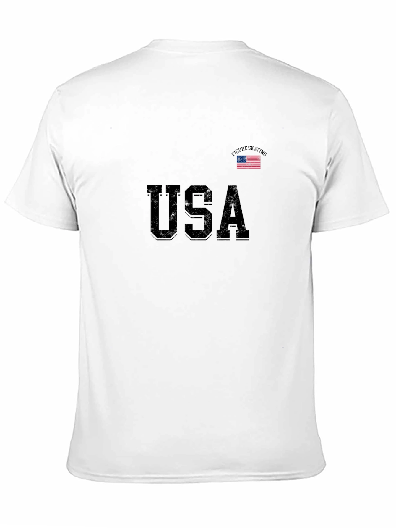 USA Figure Skating T-Shirt - Black