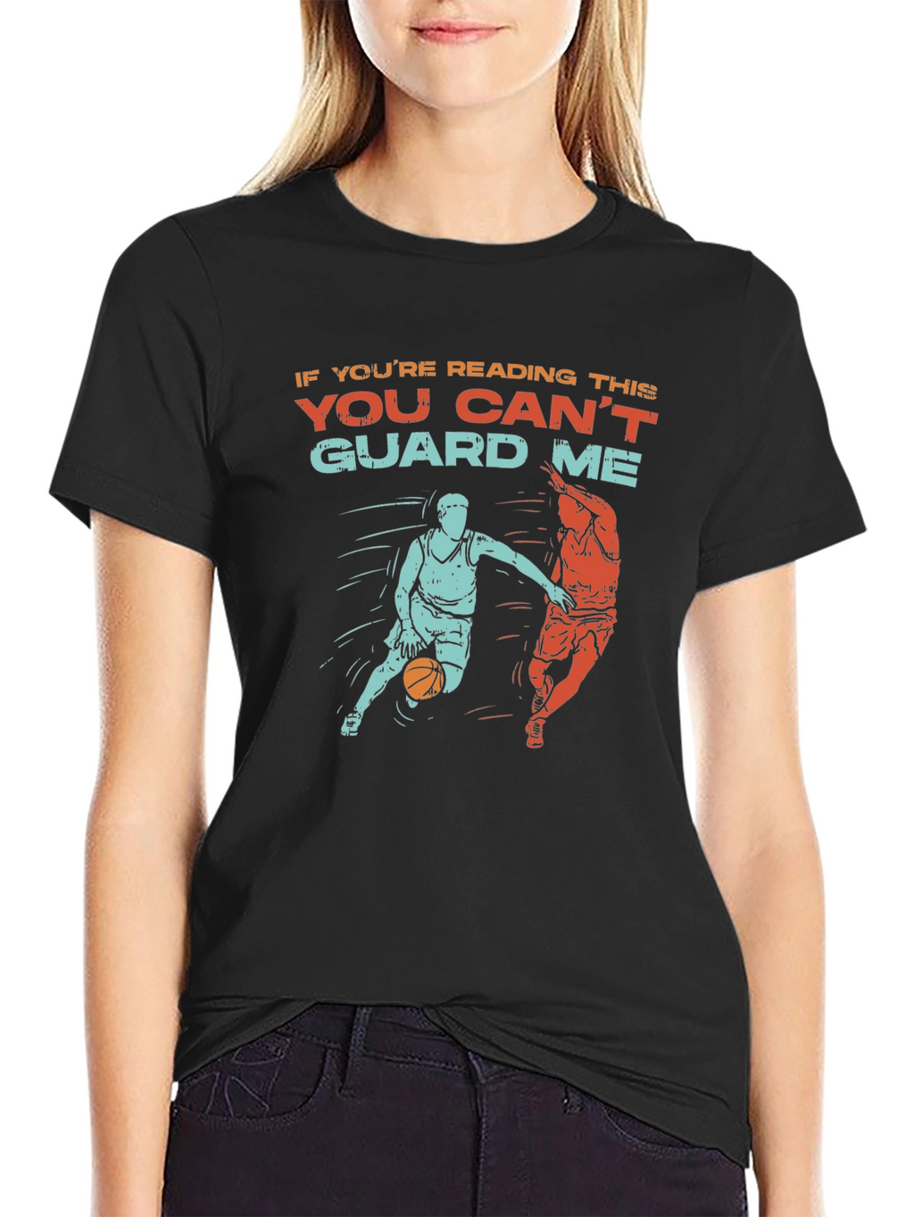 Basketball Graphic Tee - You Cant Guard Me