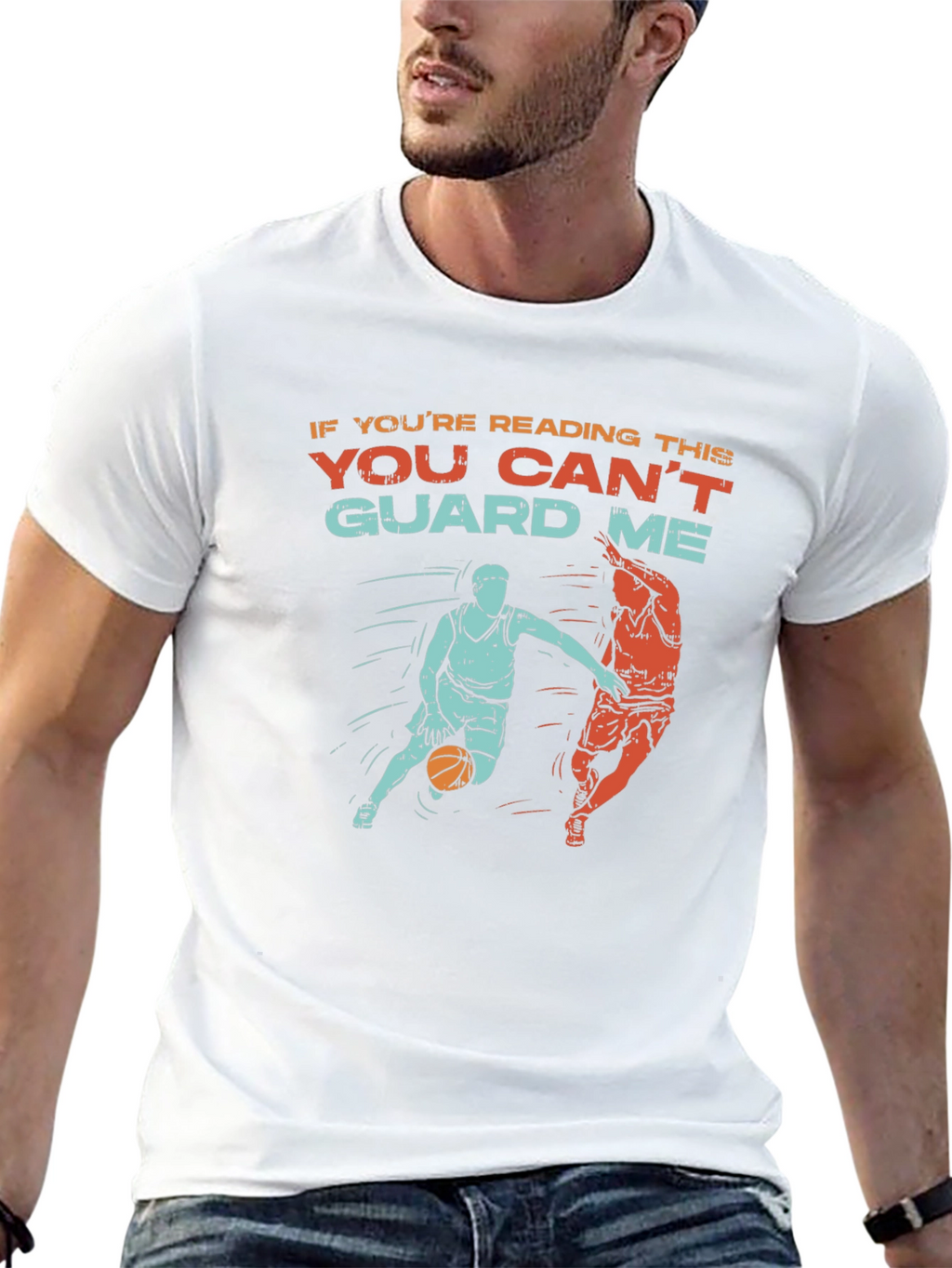Basketball Graphic Tee - You Cant Guard Me