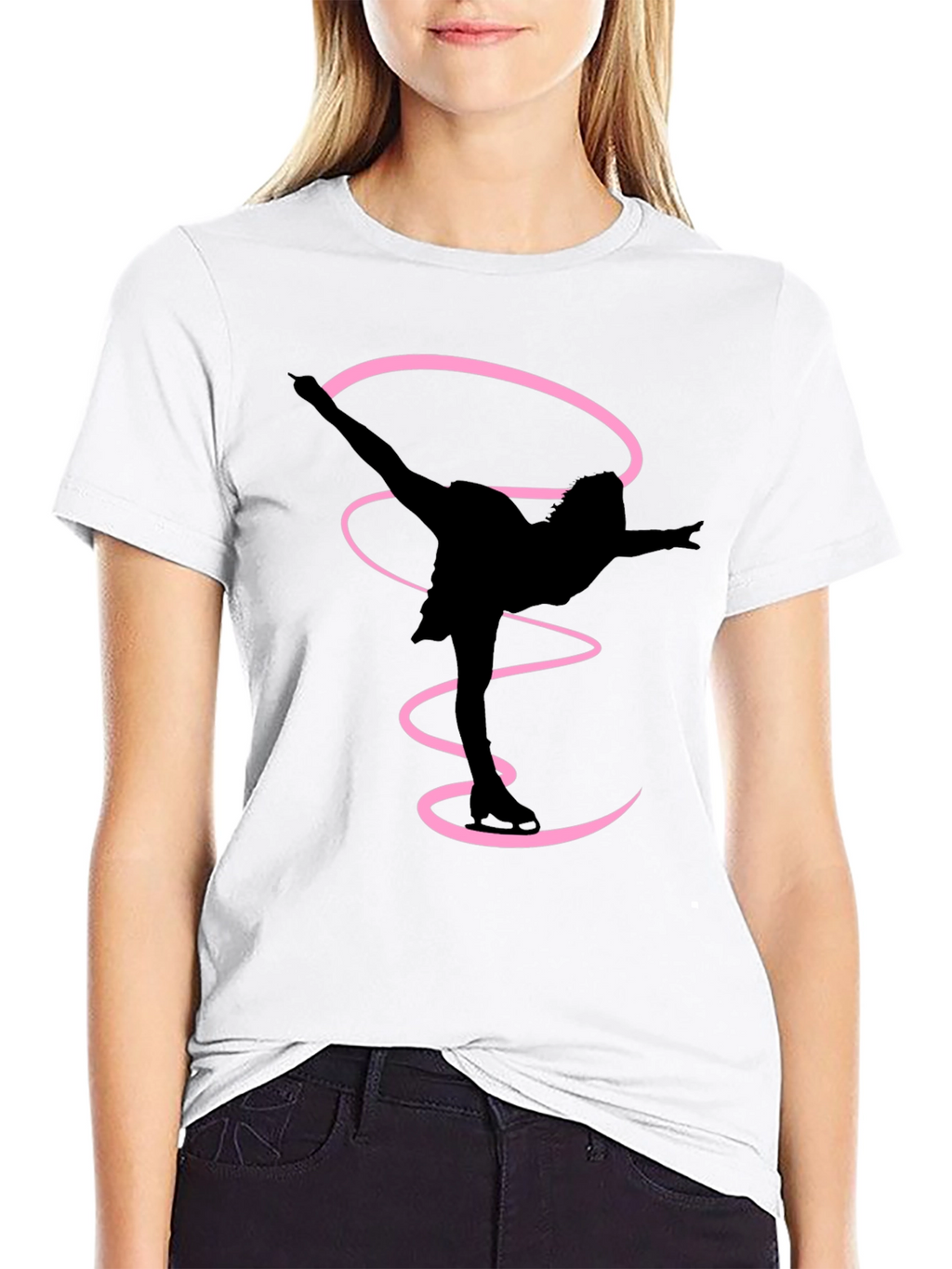 Figure Skating T-Shirt - Black