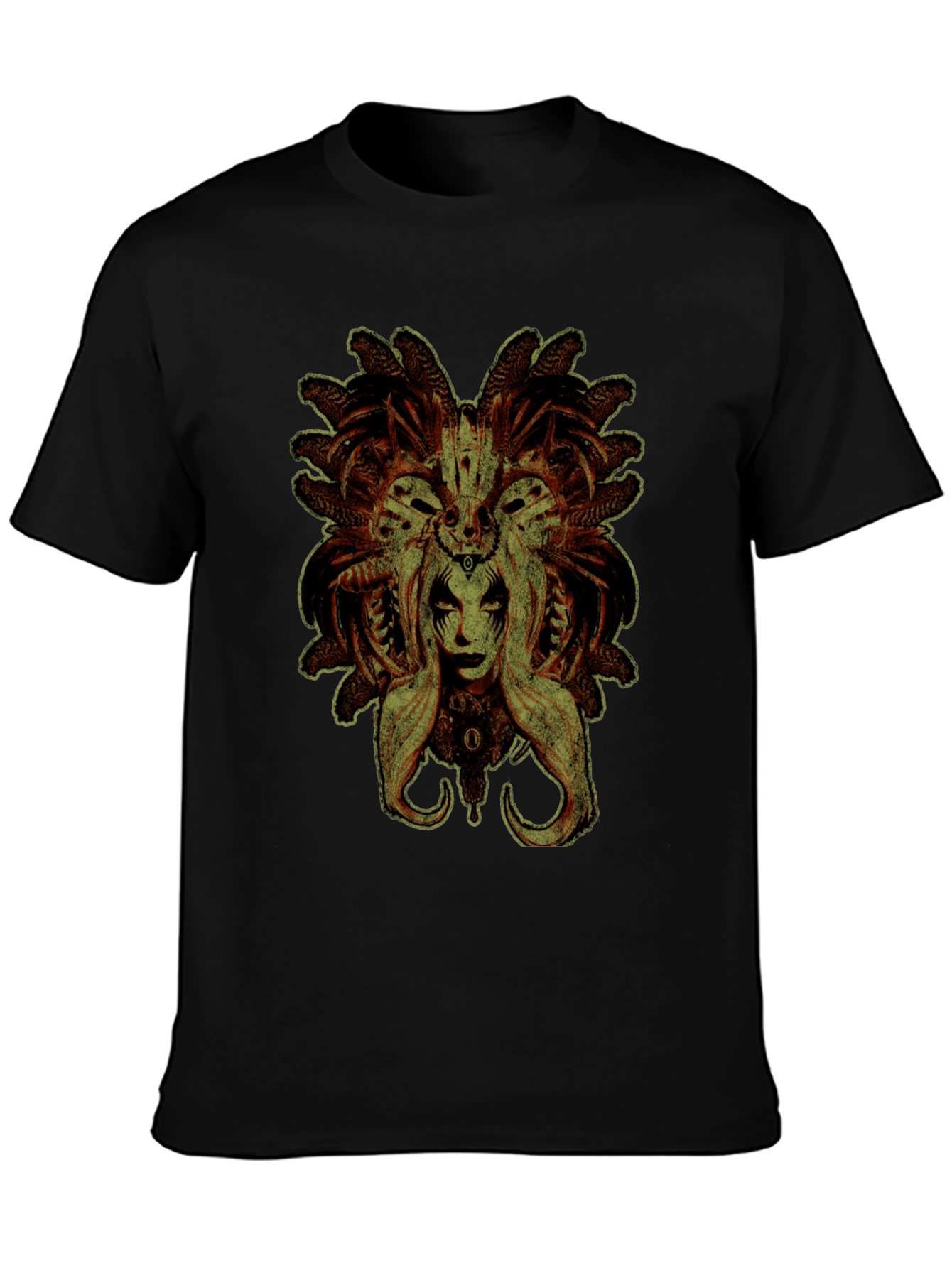 Occult Queen Graphic T-Shirt - Vintage Style Black Tee