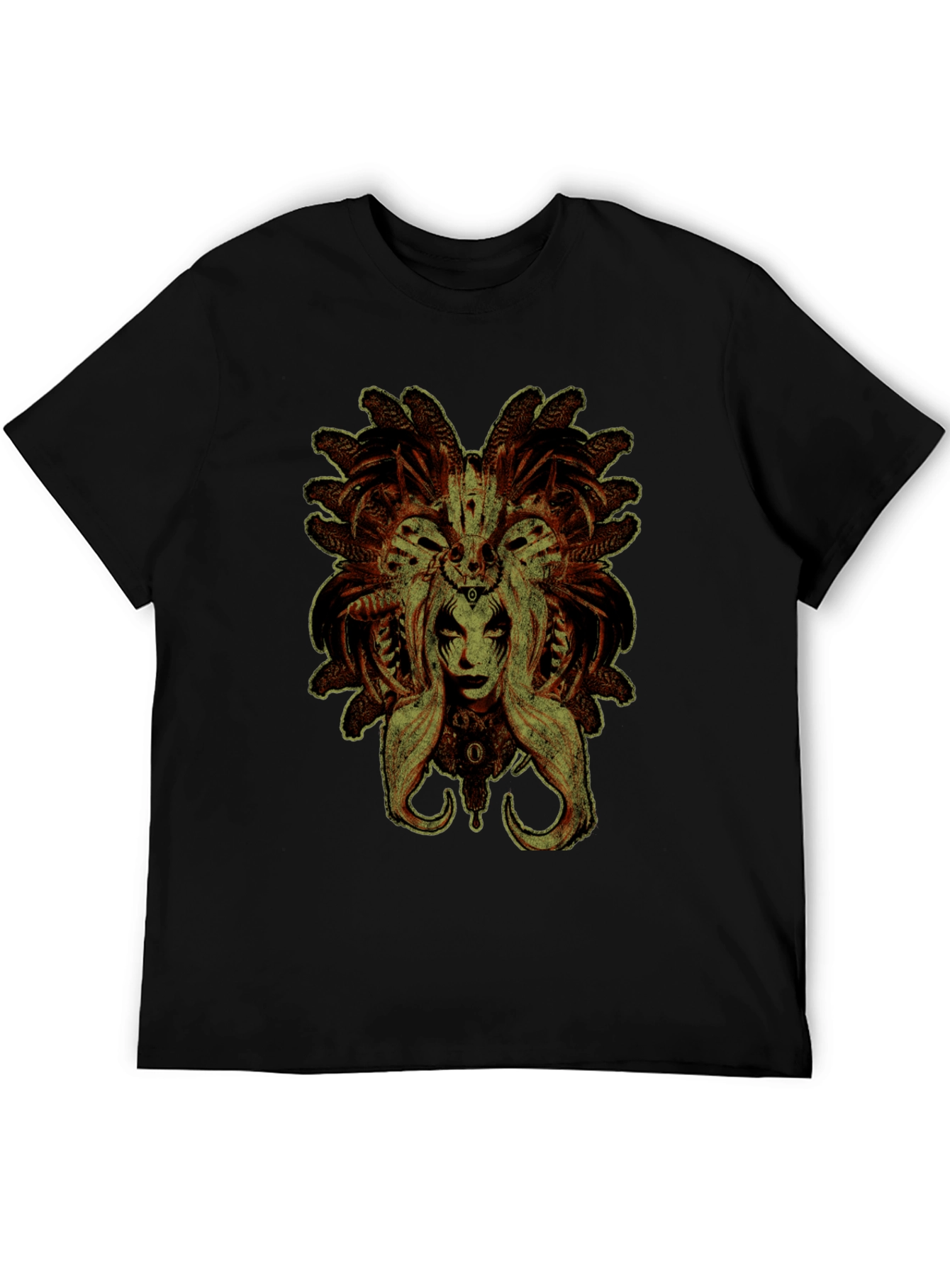 Occult Queen Graphic T-Shirt - Vintage Style Black Tee