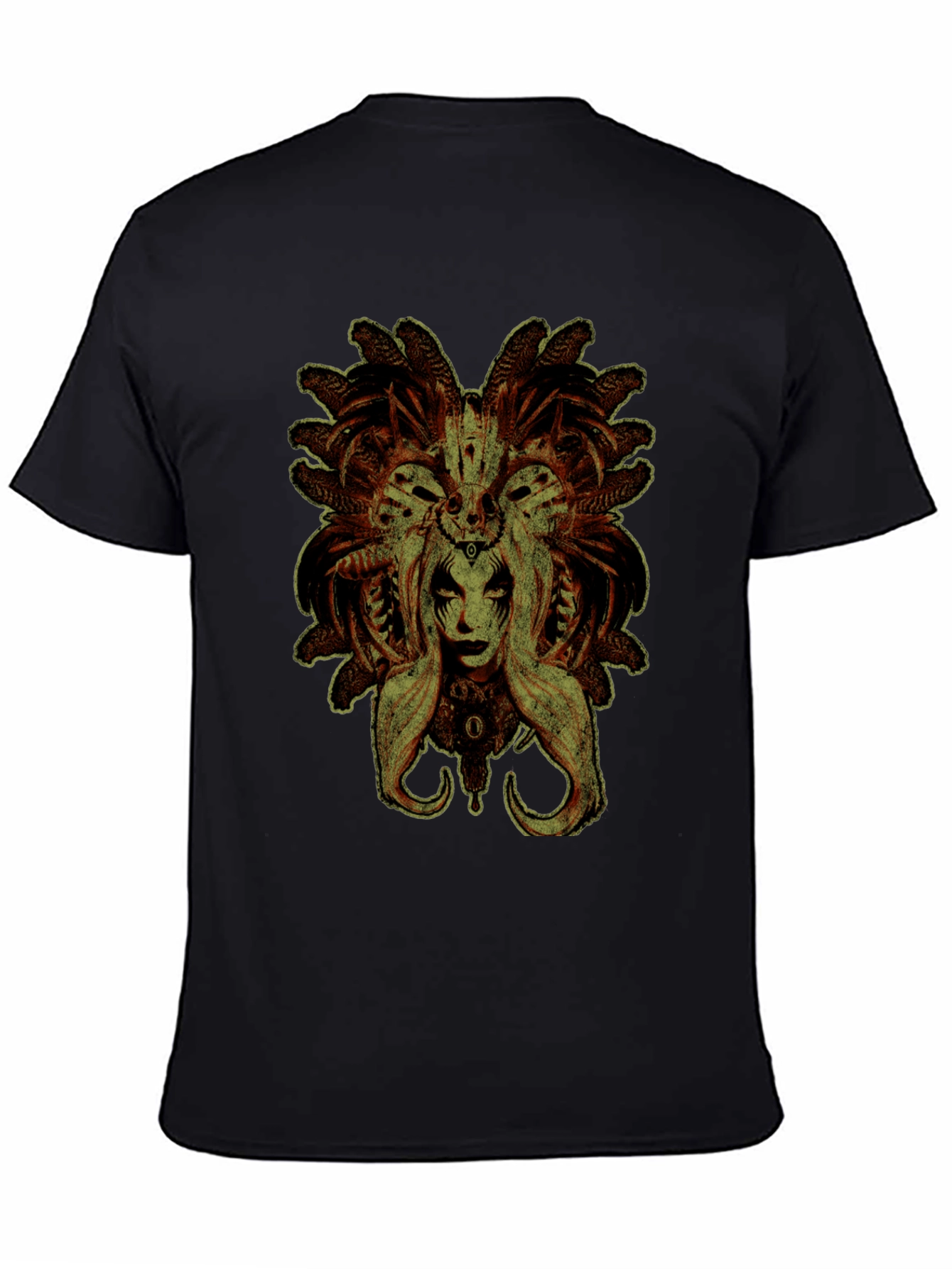 Occult Queen Graphic T-Shirt - Vintage Style Black Tee